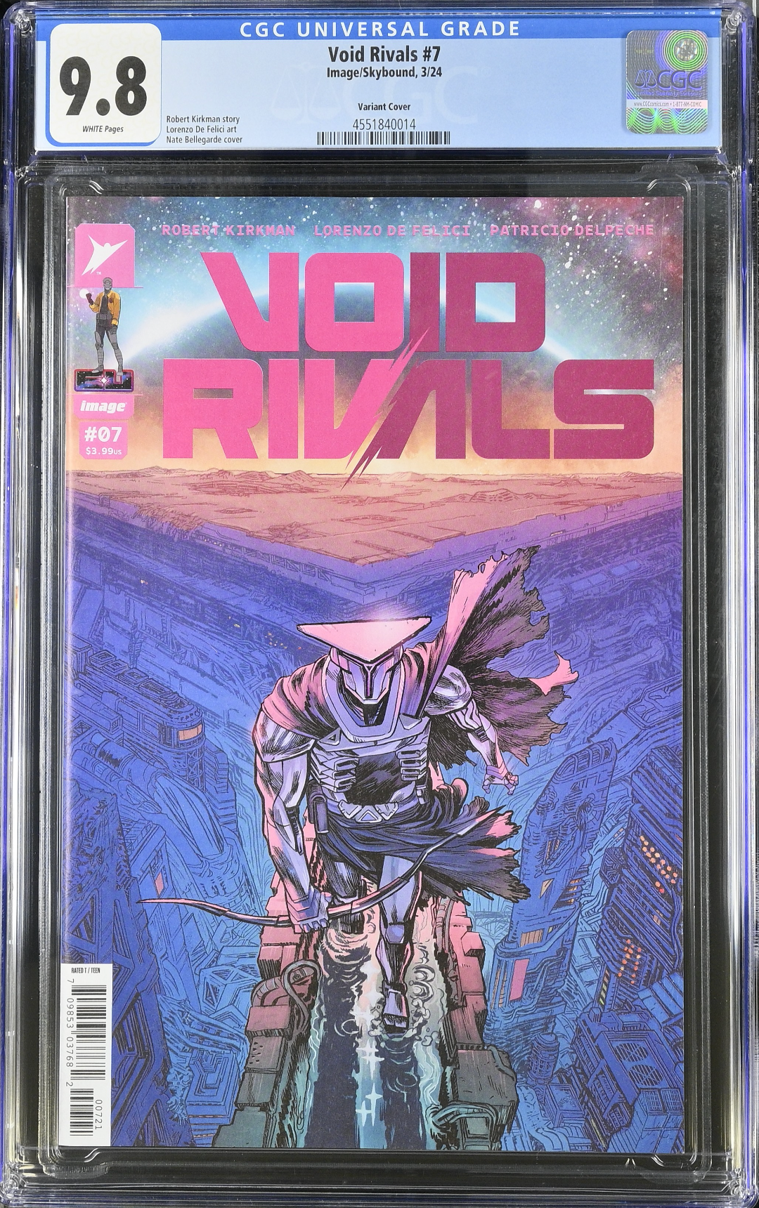 Void Rivals #7 Bellegarde Variant CGC 9.8