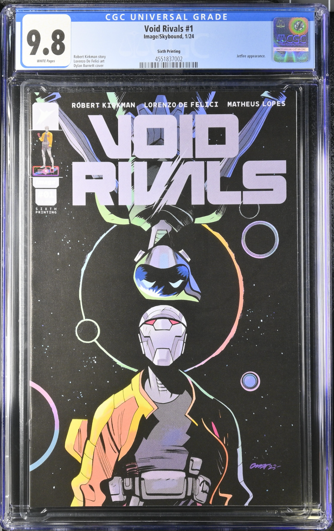 Void Rivals #1 Sixth Printing CGC 9.8