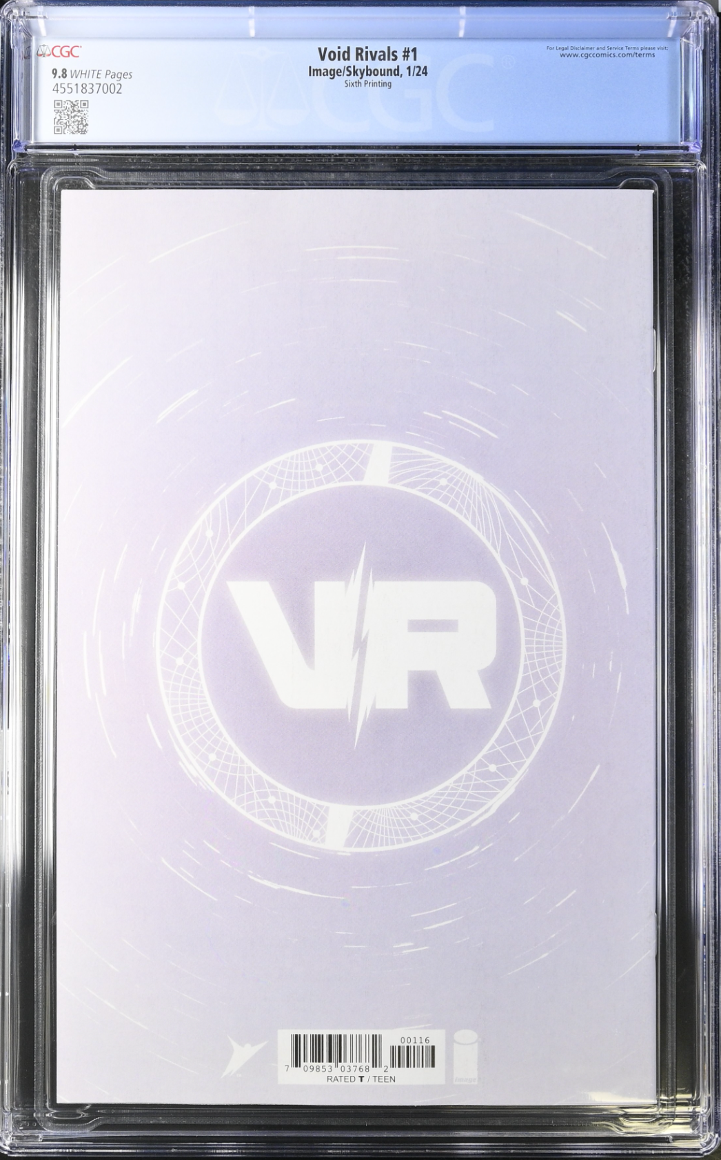Void Rivals #1 Sixth Printing CGC 9.8