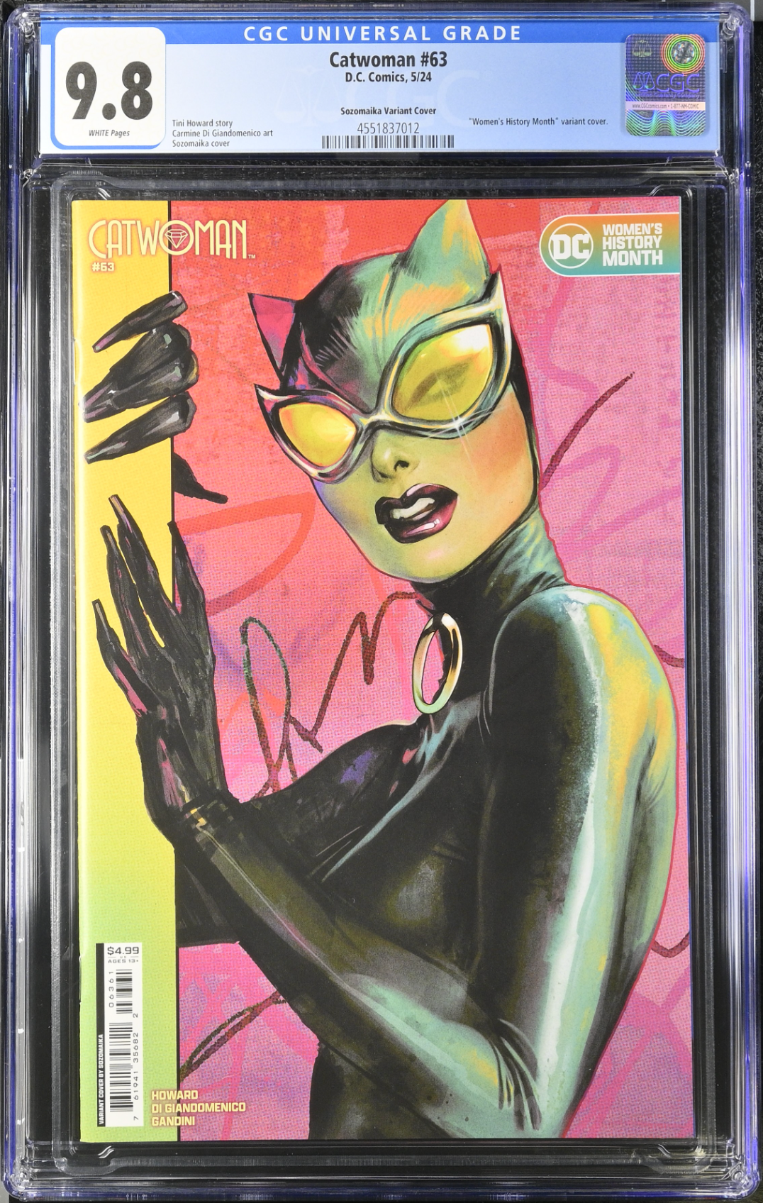 Catwoman #63 Sozomaika Variant CGC 9.8