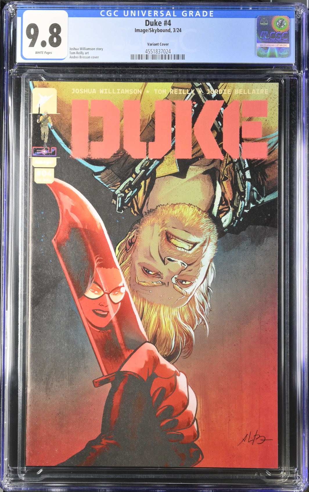 Duke #4 Bressan Variant CGC 9.8