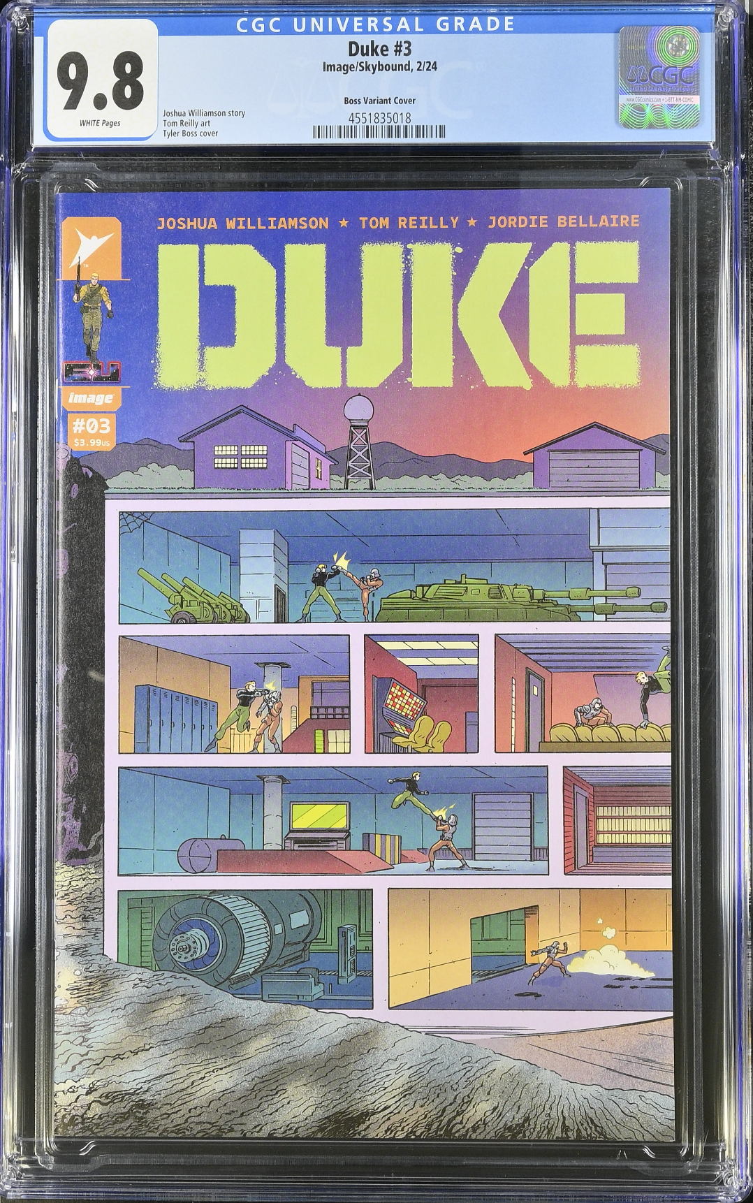 Duke #3 Boss 1:10 Retailer Incentive Variant CGC 9.8