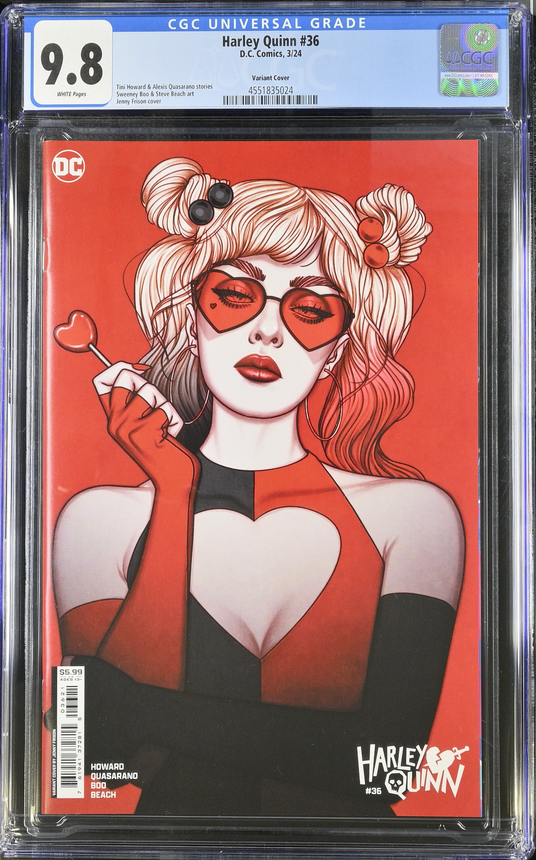 Harley Quinn #36 Frison Variant CGC 9.8