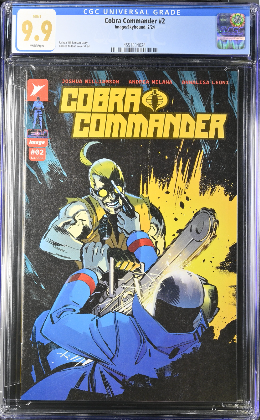 Cobra Commander #2 CGC 9.9