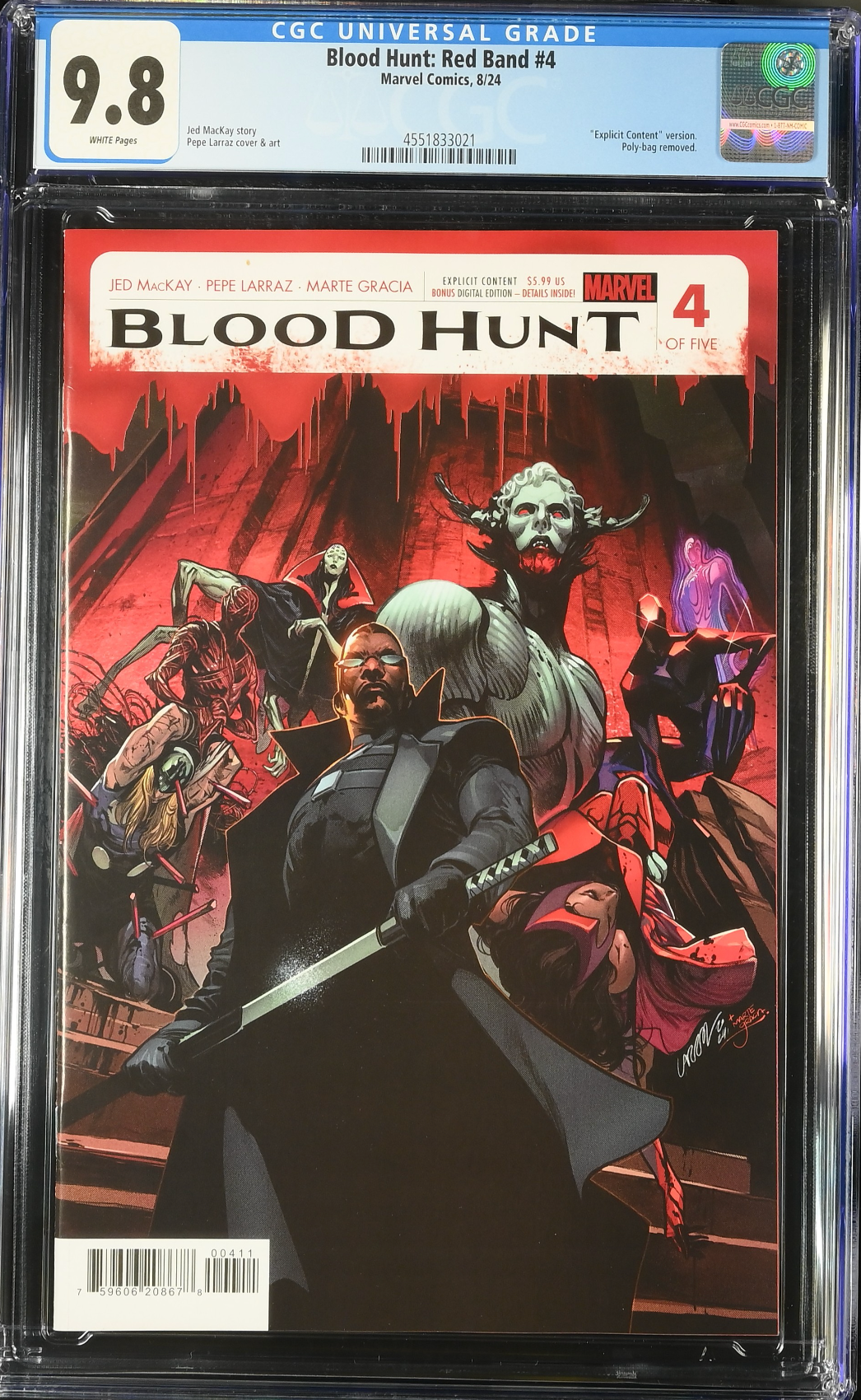 Blood Hunt: Red Band Edition #4 CGC 9.8