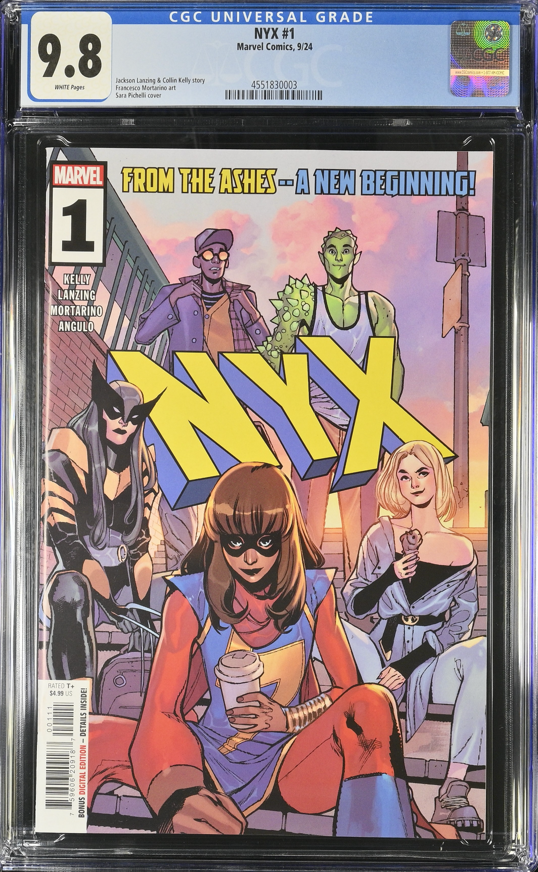 NYX #1 CGC 9.8