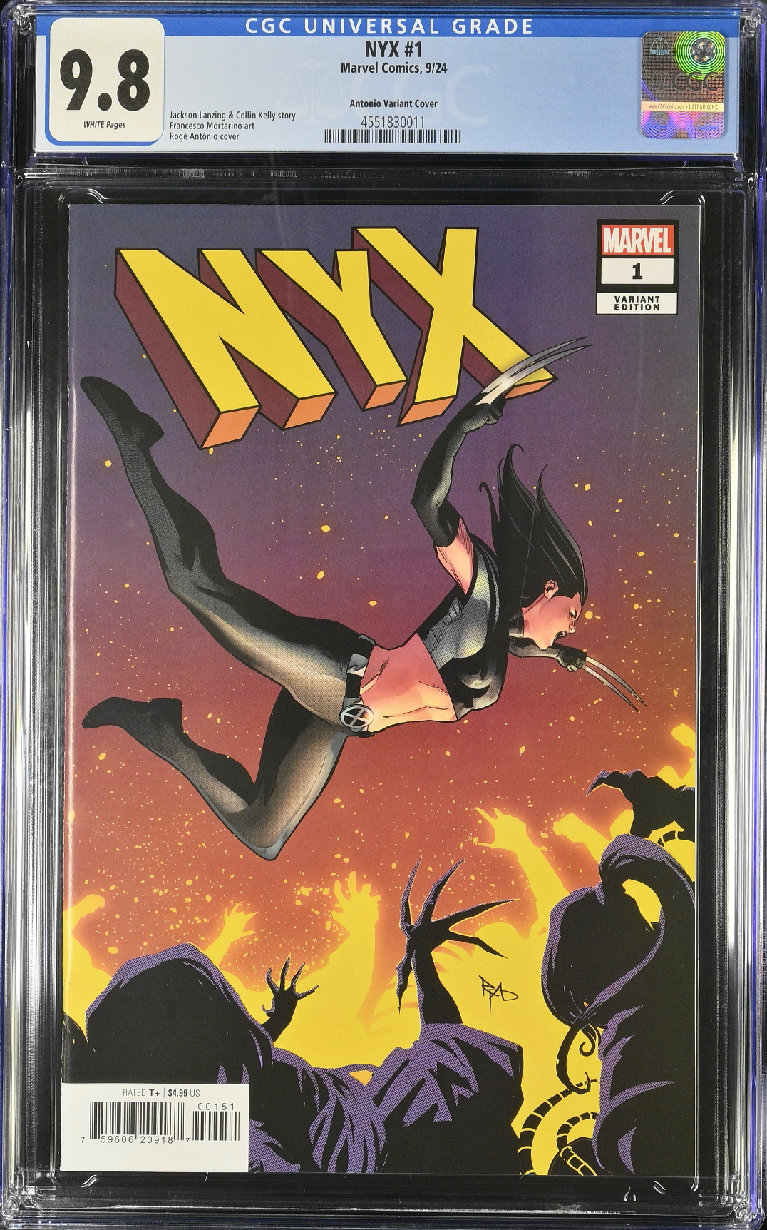 NYX #1 Antonio Variant CGC 9.8