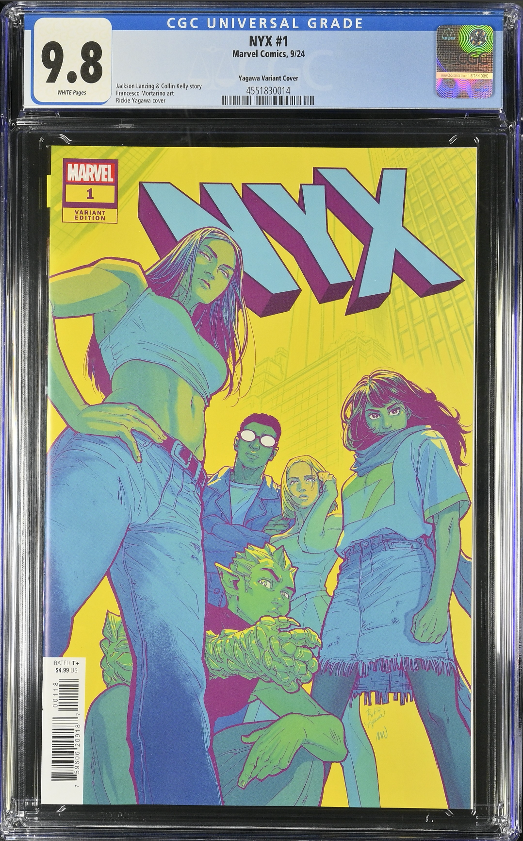 NYX #1 Yagawa 1:25 Retailer Incentive Variant CGC 9.8