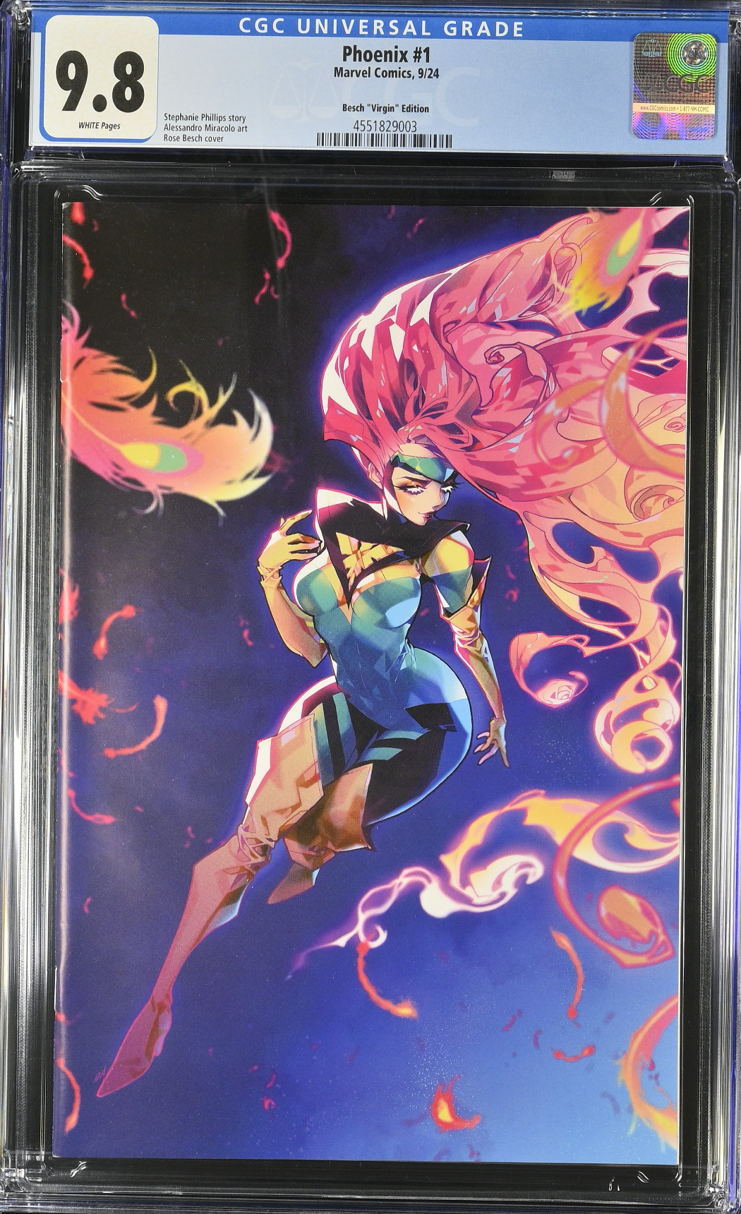 Phoenix #1 Besch 1:50 Virgin Retailer Incentive Variant CGC 9.8