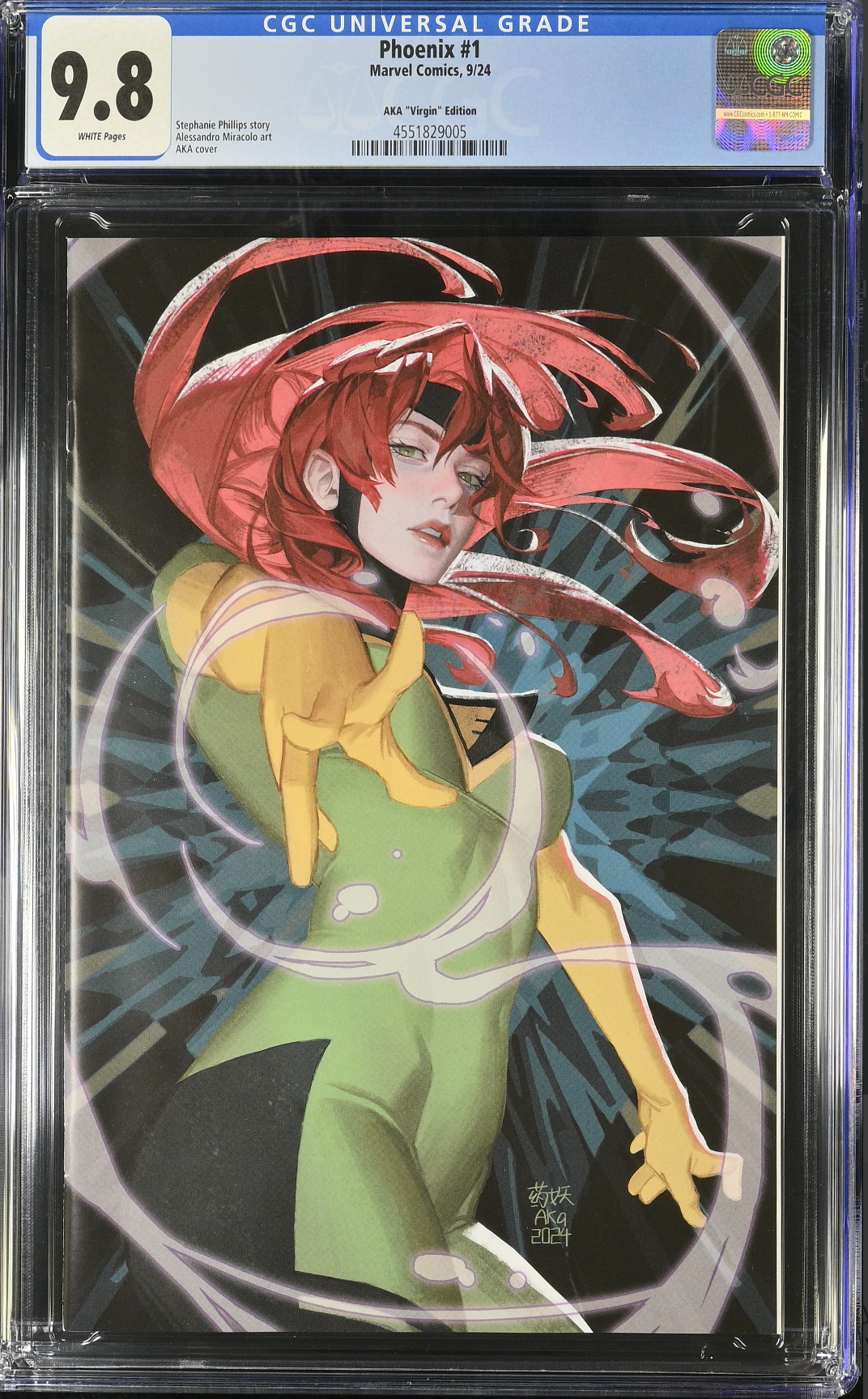 Phoenix #1 Aka 1:100 Virgin Retailer Incentive Variant CGC 9.8