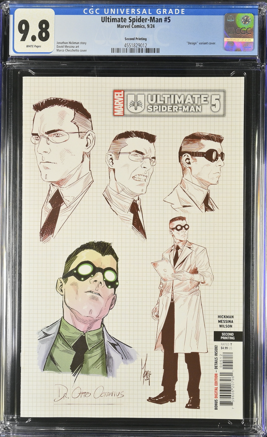 Ultimate Spider-Man #5 Second Printing CGC 9.8