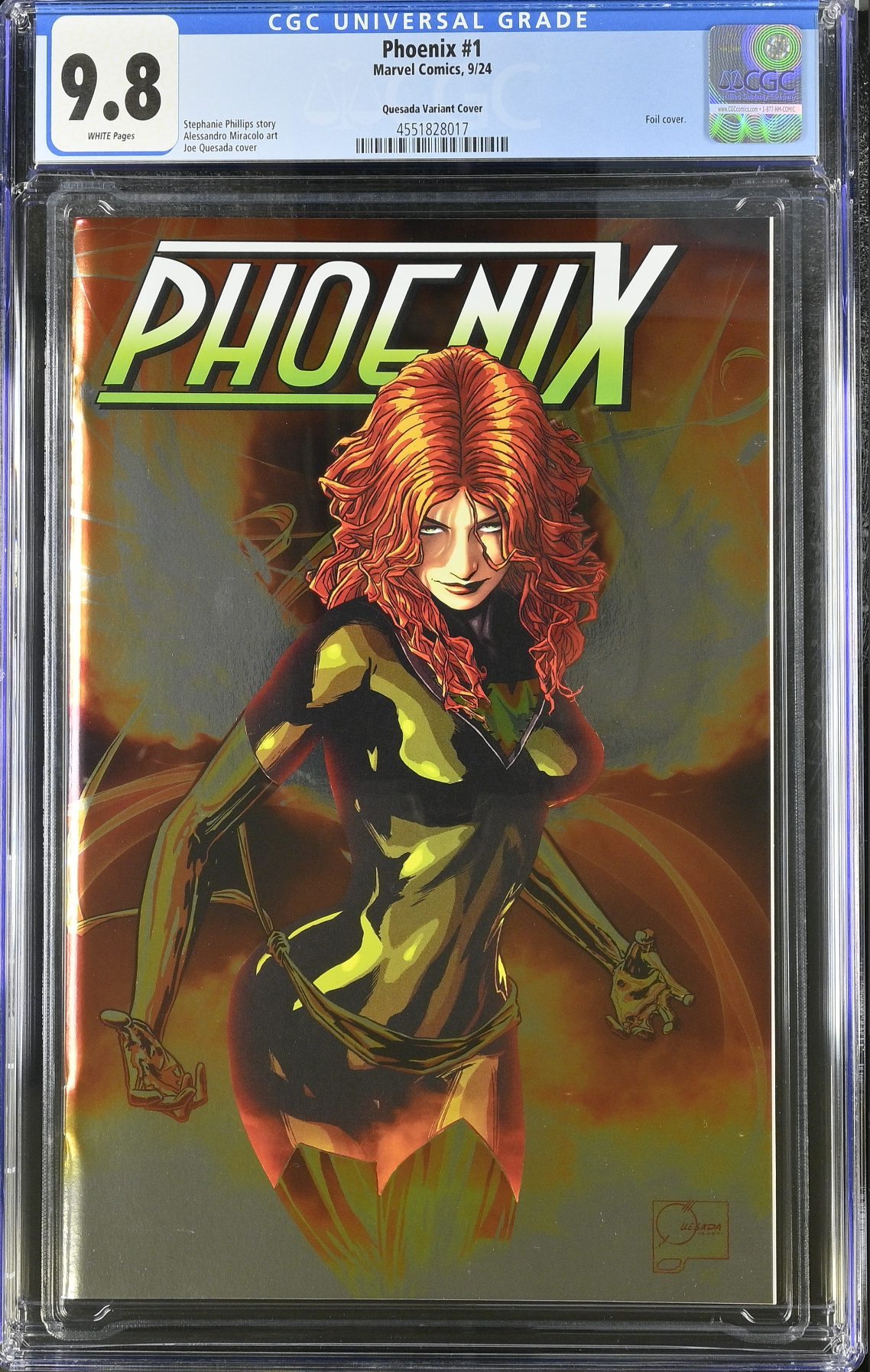 Phoenix #1 Quesada Foil Variant CGC 9.8