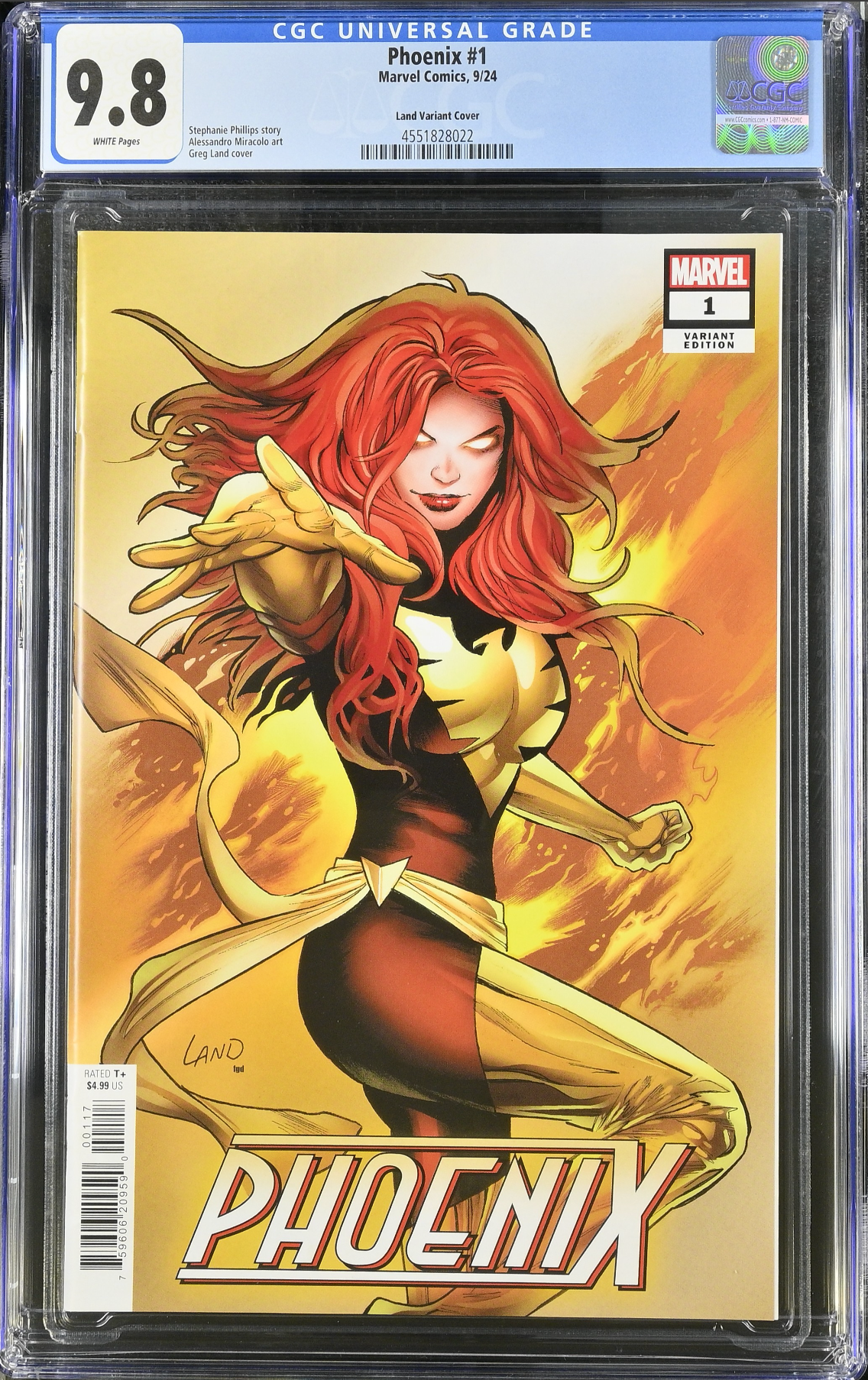 Phoenix #1 Land 1:25 Retailer Incentive Variant CGC 9.8