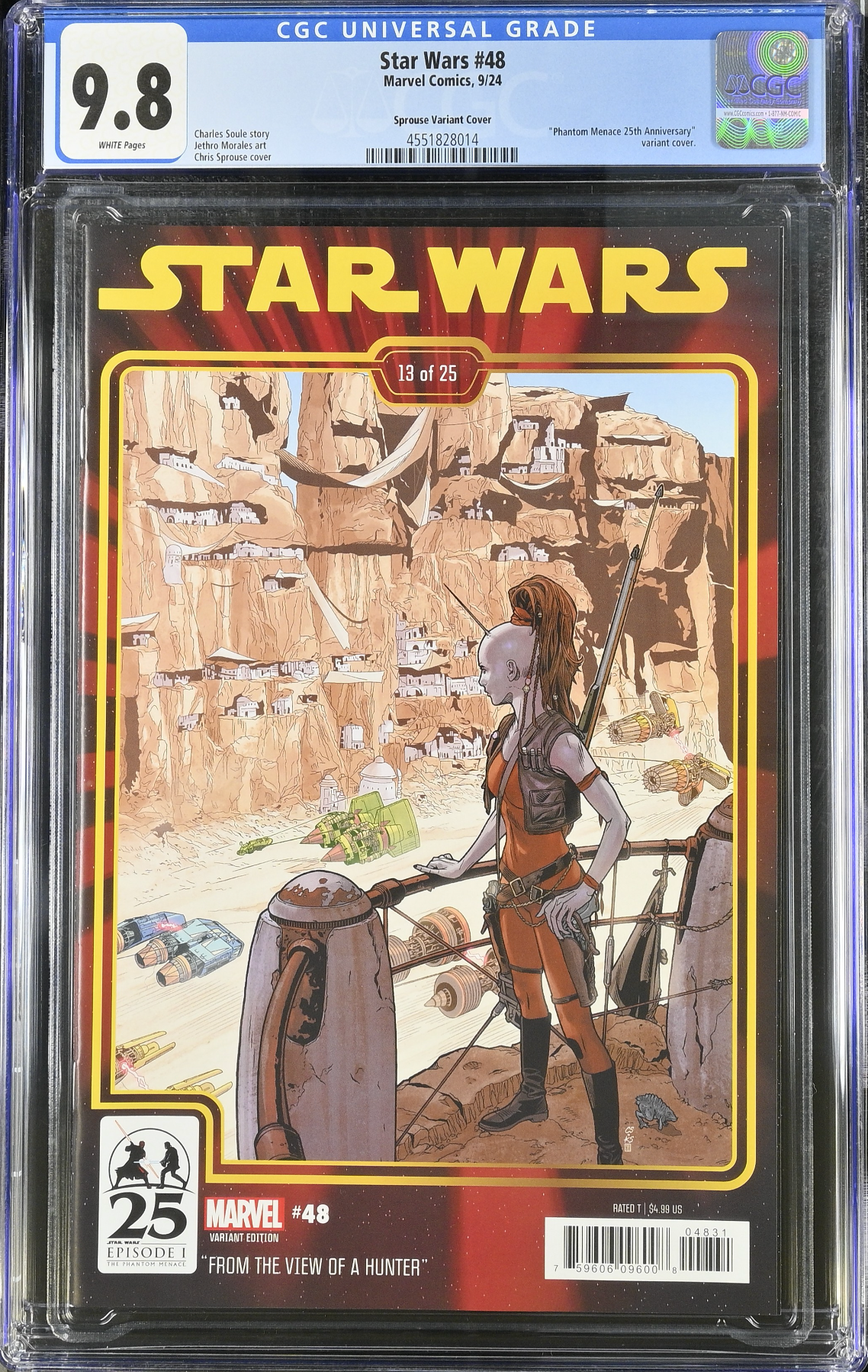 Star Wars #48 Sprouse Variant CGC 9.8