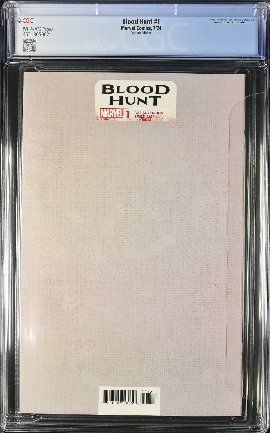 Blood Hunt #1 Christopher Variant CGC 9.9