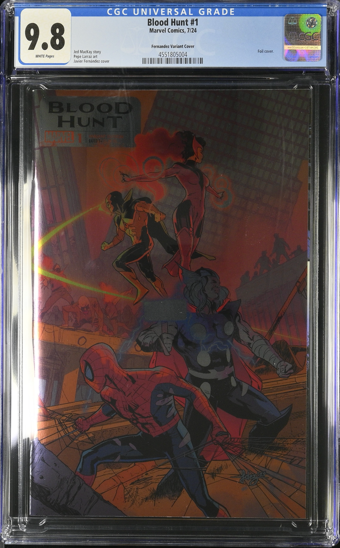 Blood Hunt #1 Fernandez Foil Variant CGC 9.8