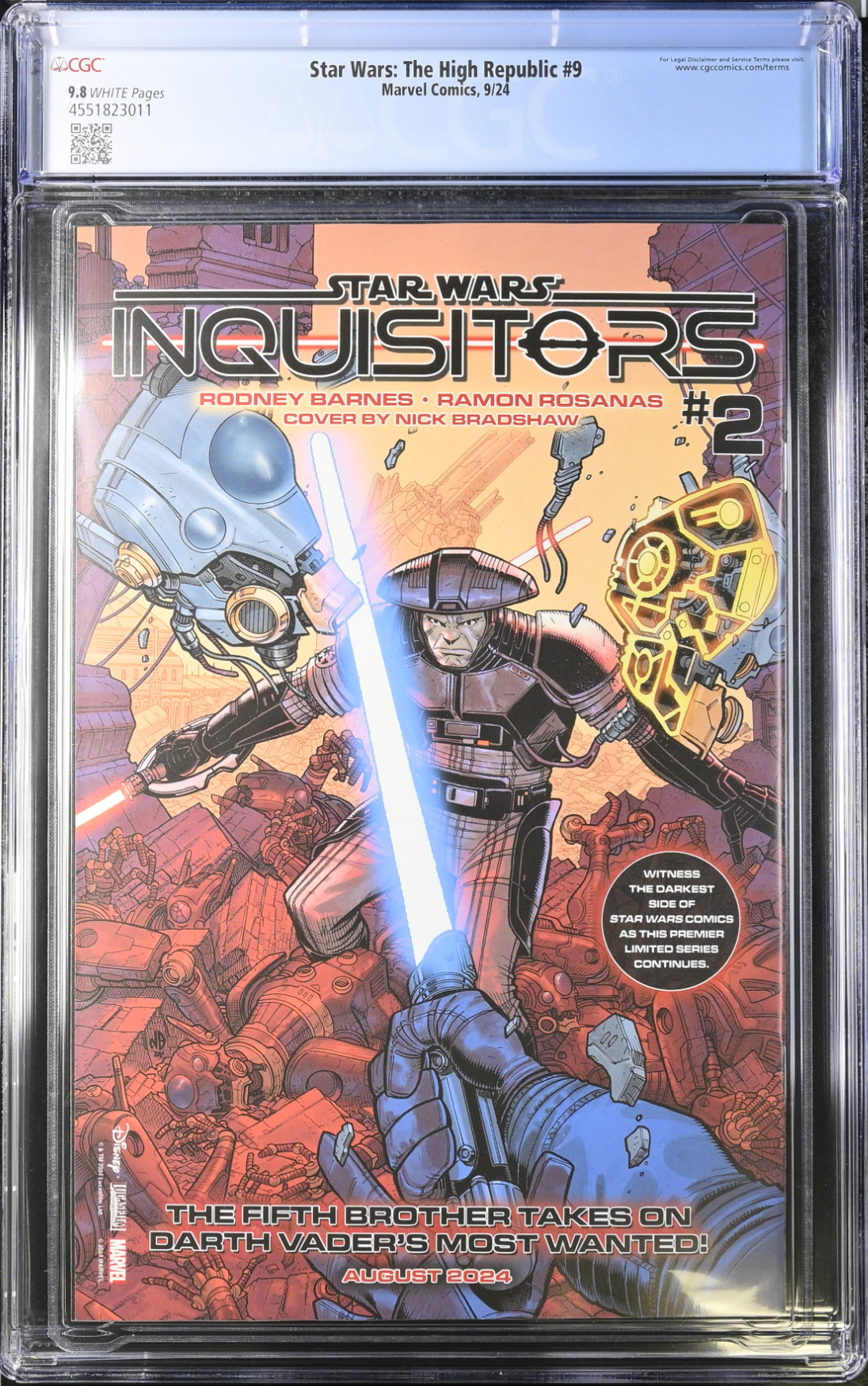 Star Wars: The High Republic (Phase III) #9 CGC 9.8