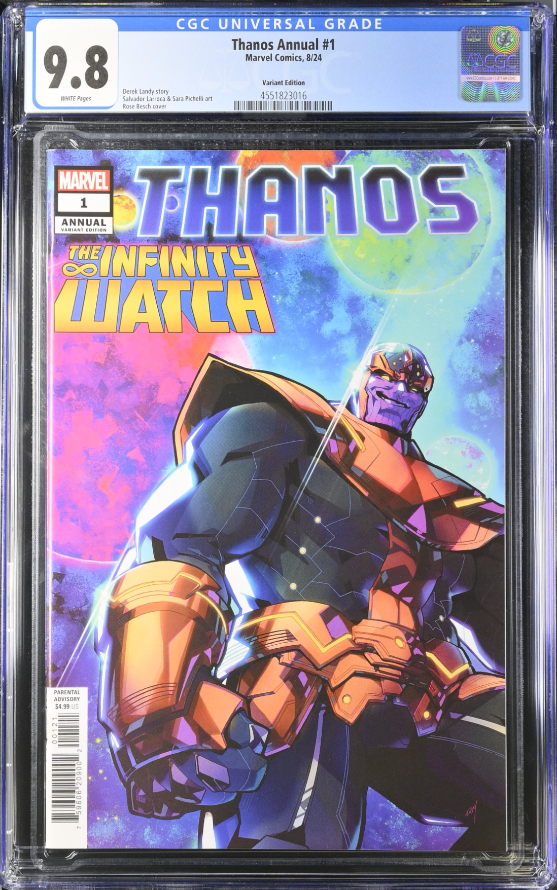 Thanos Annual #1 Besch Variant CGC 9.8