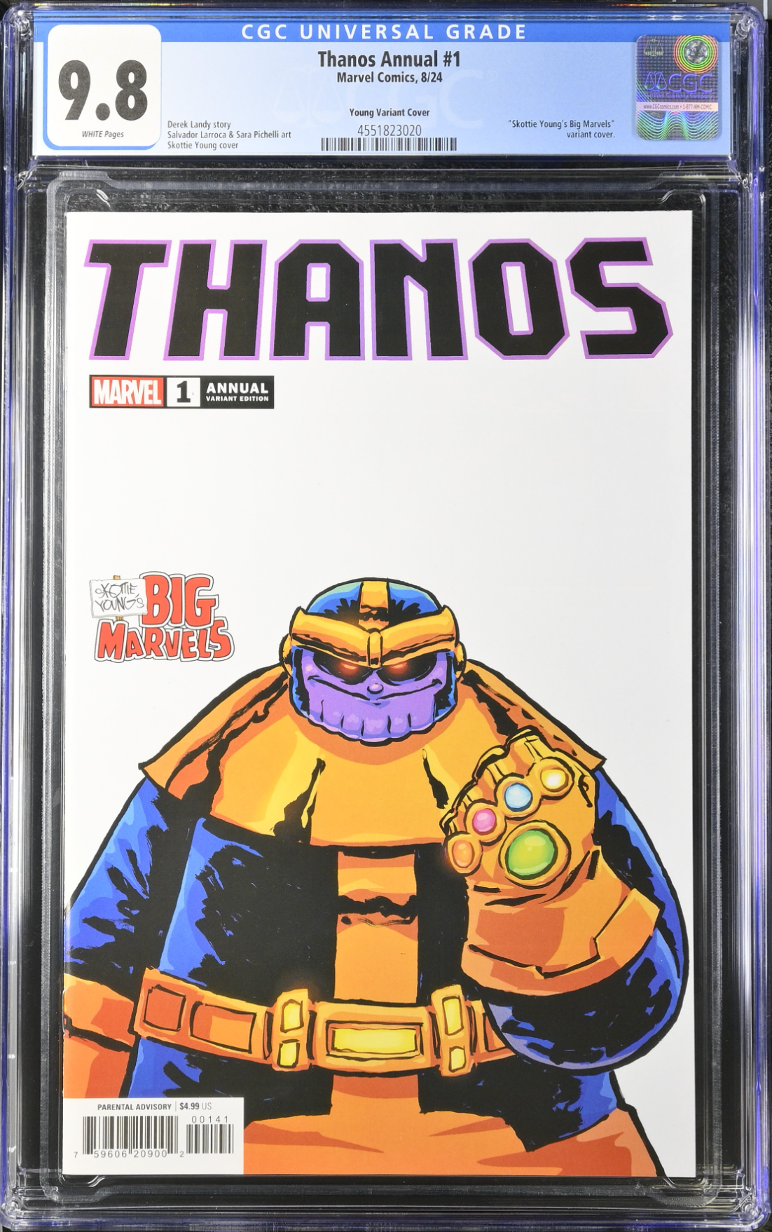 Thanos Annual #1 Young Variant CGC 9.8