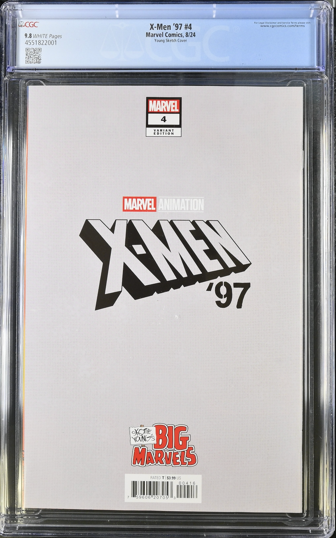 X-Men '97 #4 Young 1:50 Virgin Retailer Incentive Variant CGC 9.8