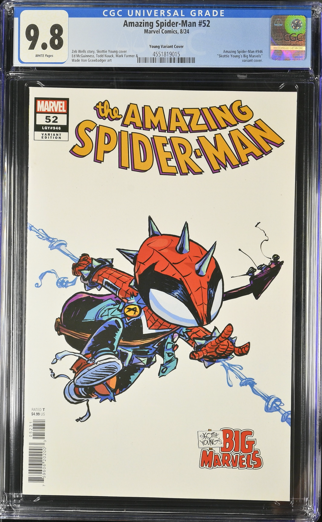 Amazing Spider-Man #52 Young Variant CGC 9.8