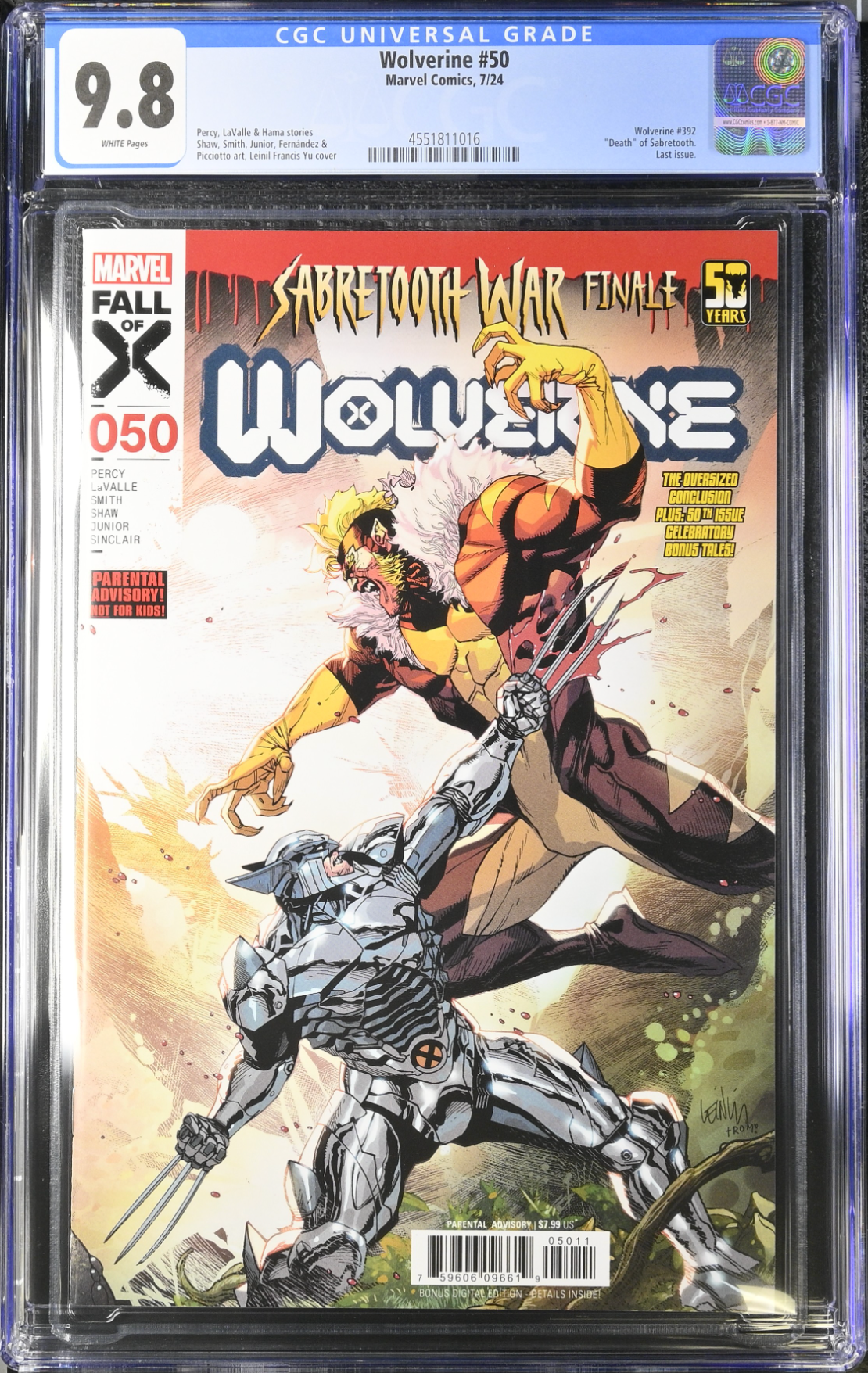 Wolverine #50 CGC 9.8