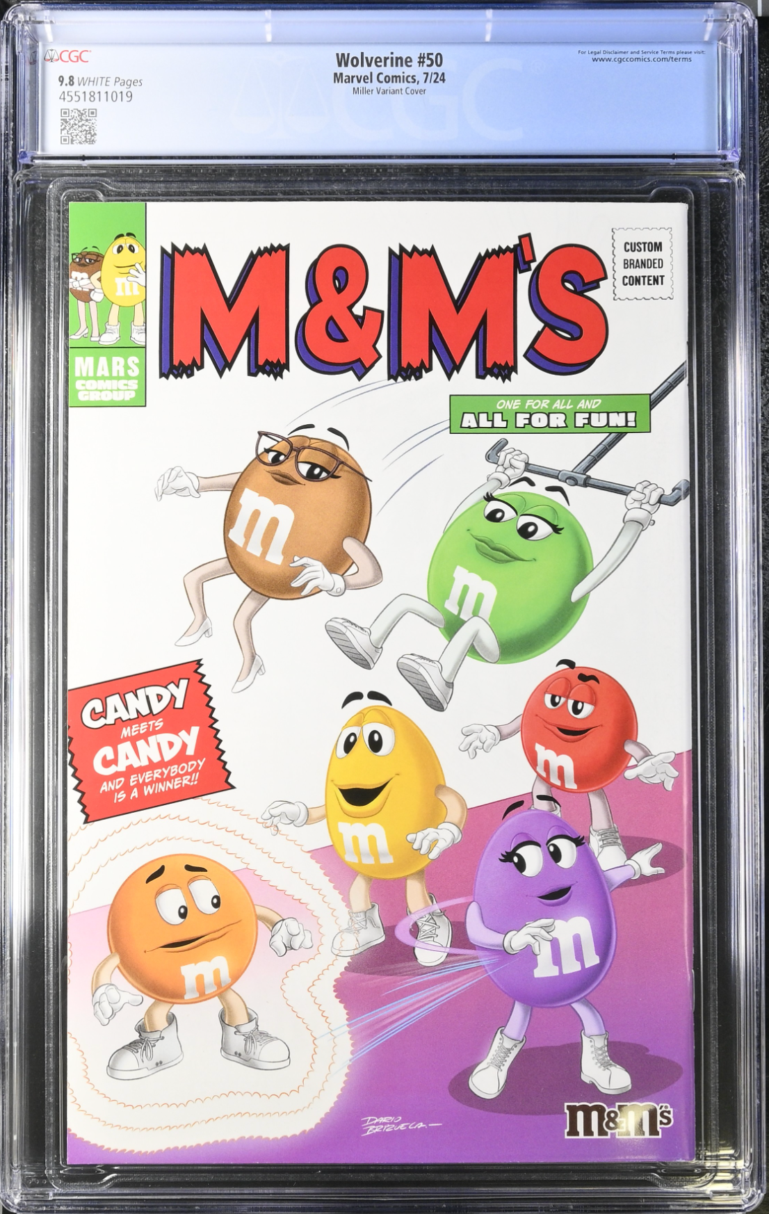 Wolverine #50 Miller Variant CGC 9.8