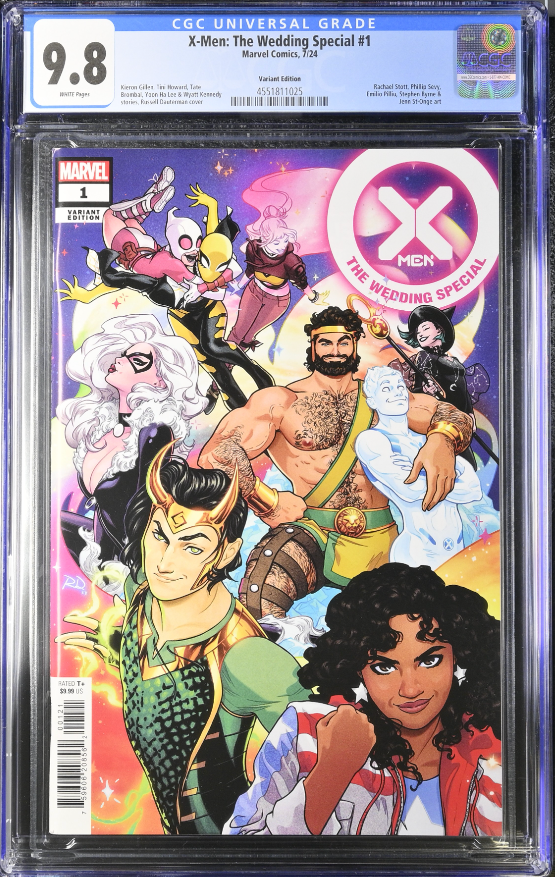 X-Men: The Wedding Special #1 Dauterman Variant CGC 9.8