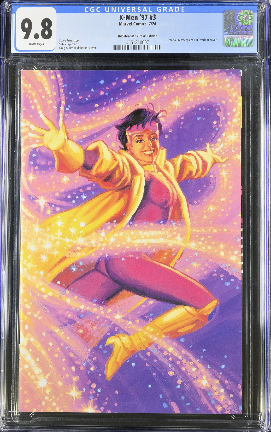 X-Men '97 #3 Hildebrandt 1:50 Virgin Retailer Incentive Variant CGC 9.8