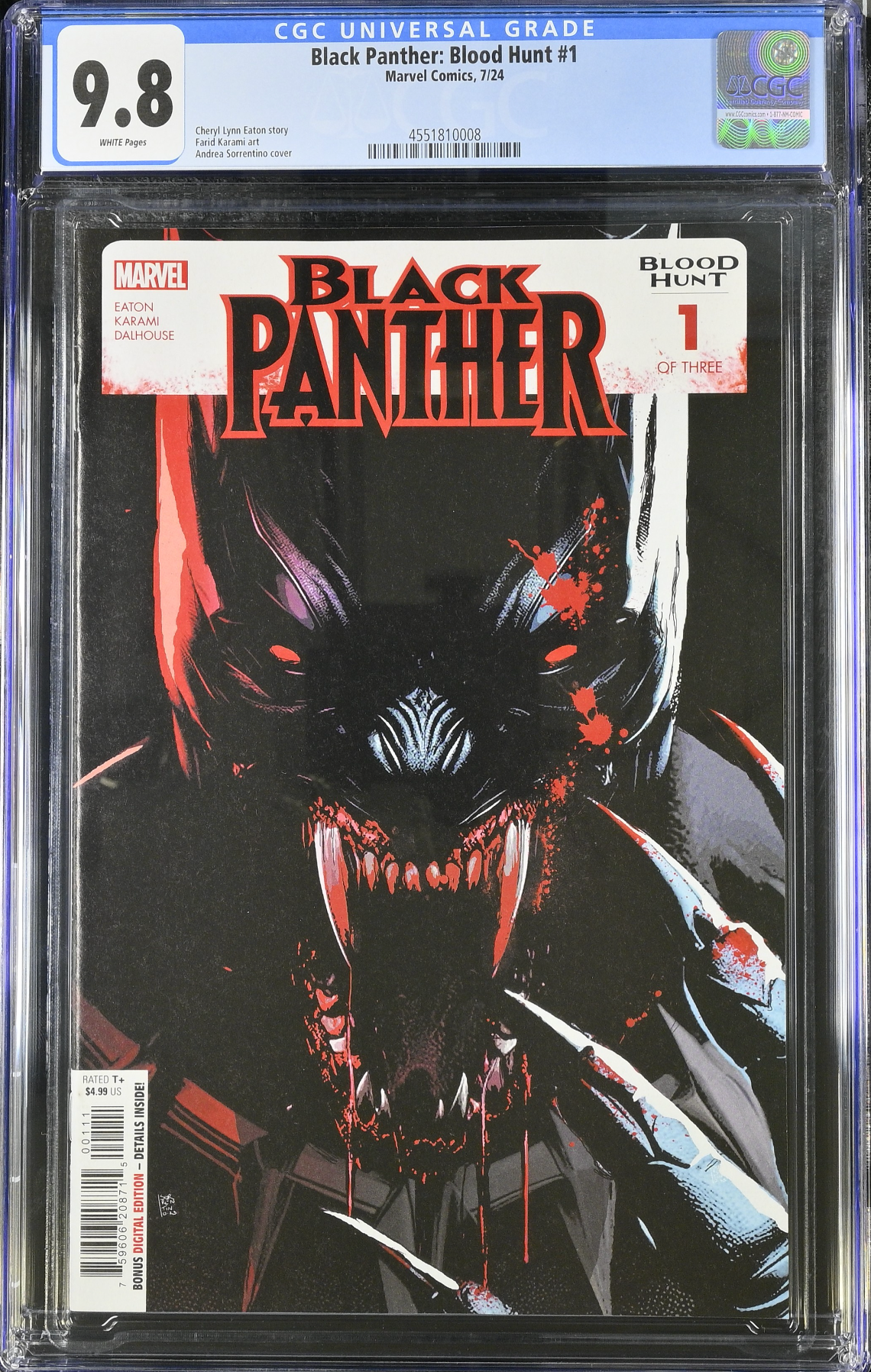 Black Panther: Blood Hunt #1 CGC 9.8
