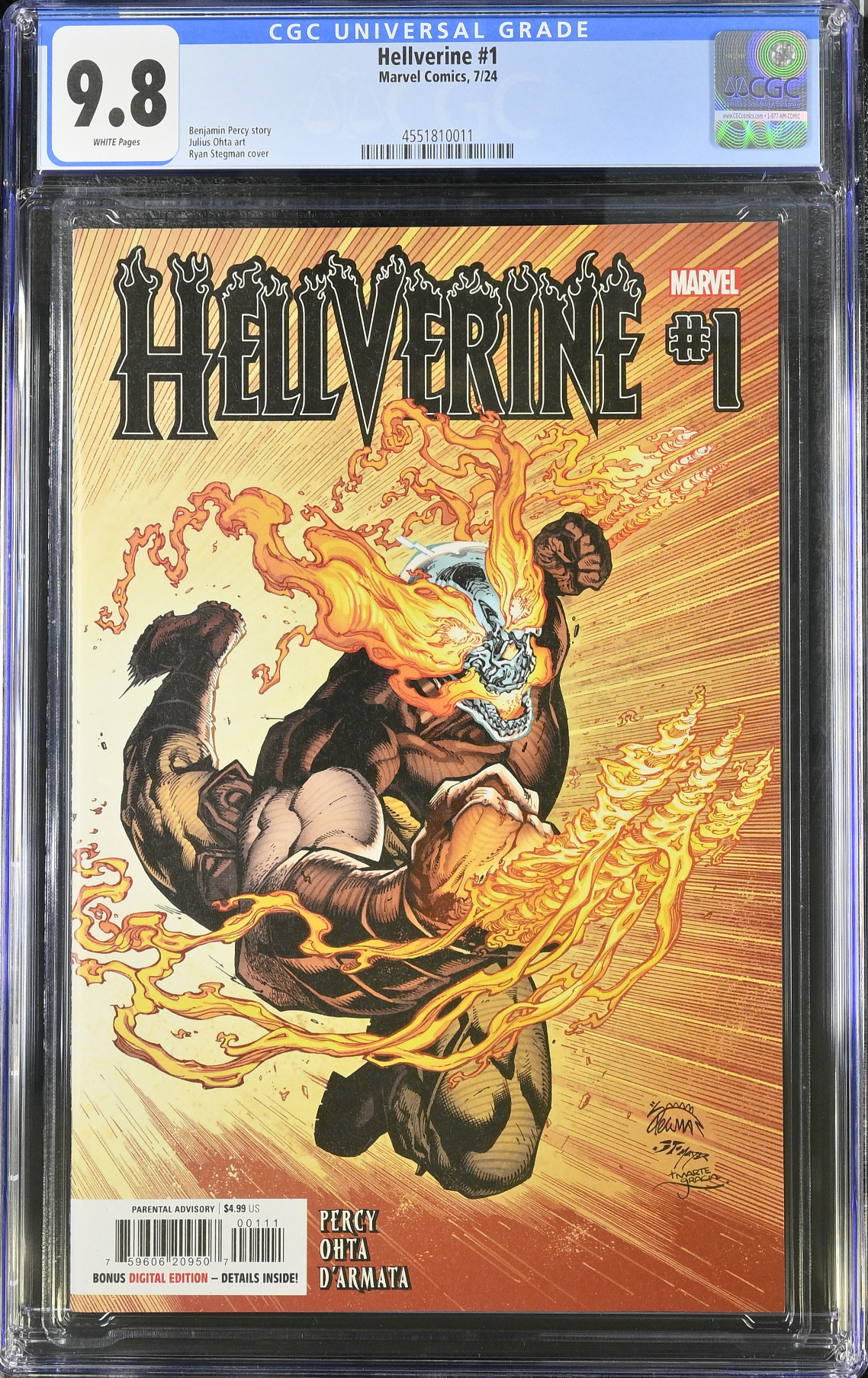 Hellverine #1 CGC 9.8