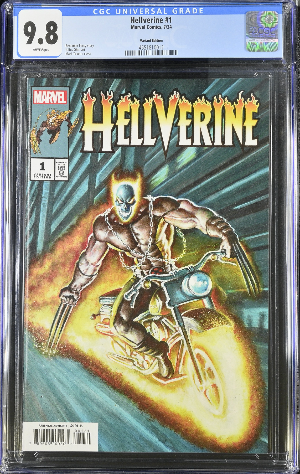 Hellverine #1 Texeira Variant CGC 9.8