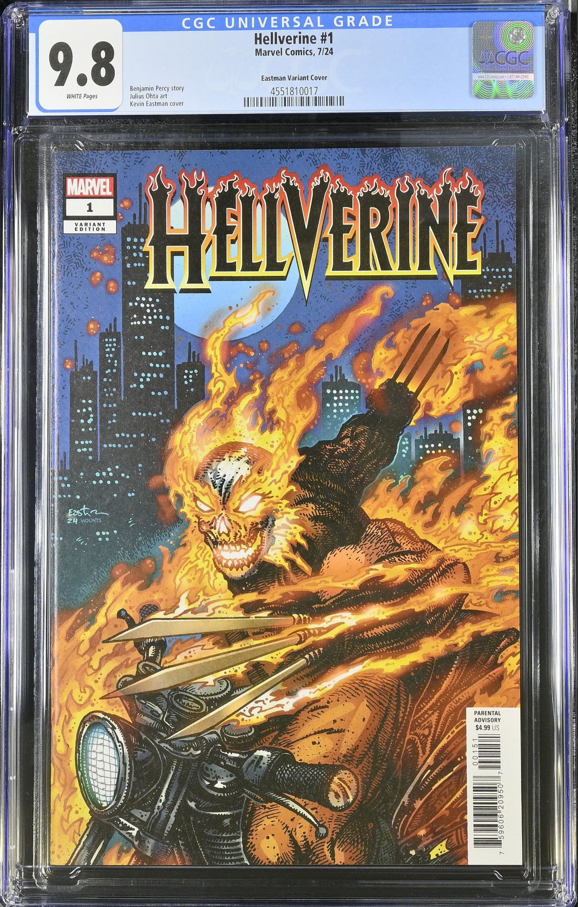 Hellverine #1 Eastman Variant CGC 9.8