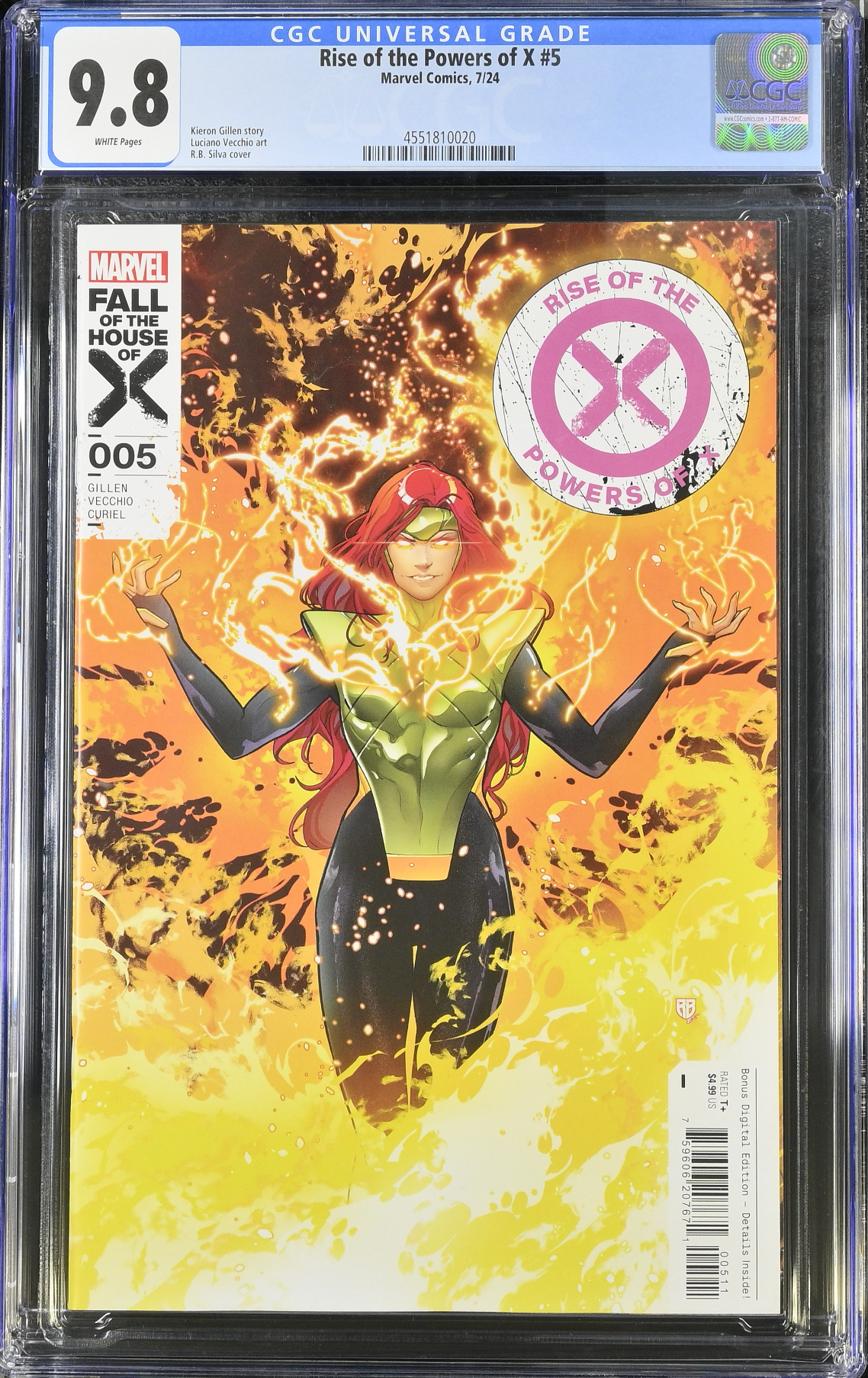 Rise of the Powers of X #5 CGC 9.8