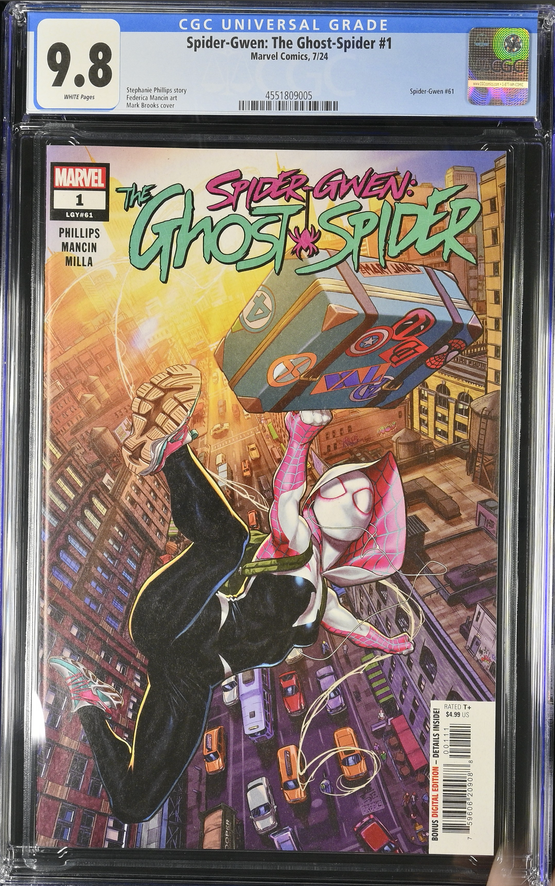 Spider-Gwen: The Ghost Spider #1 CGC 9.8