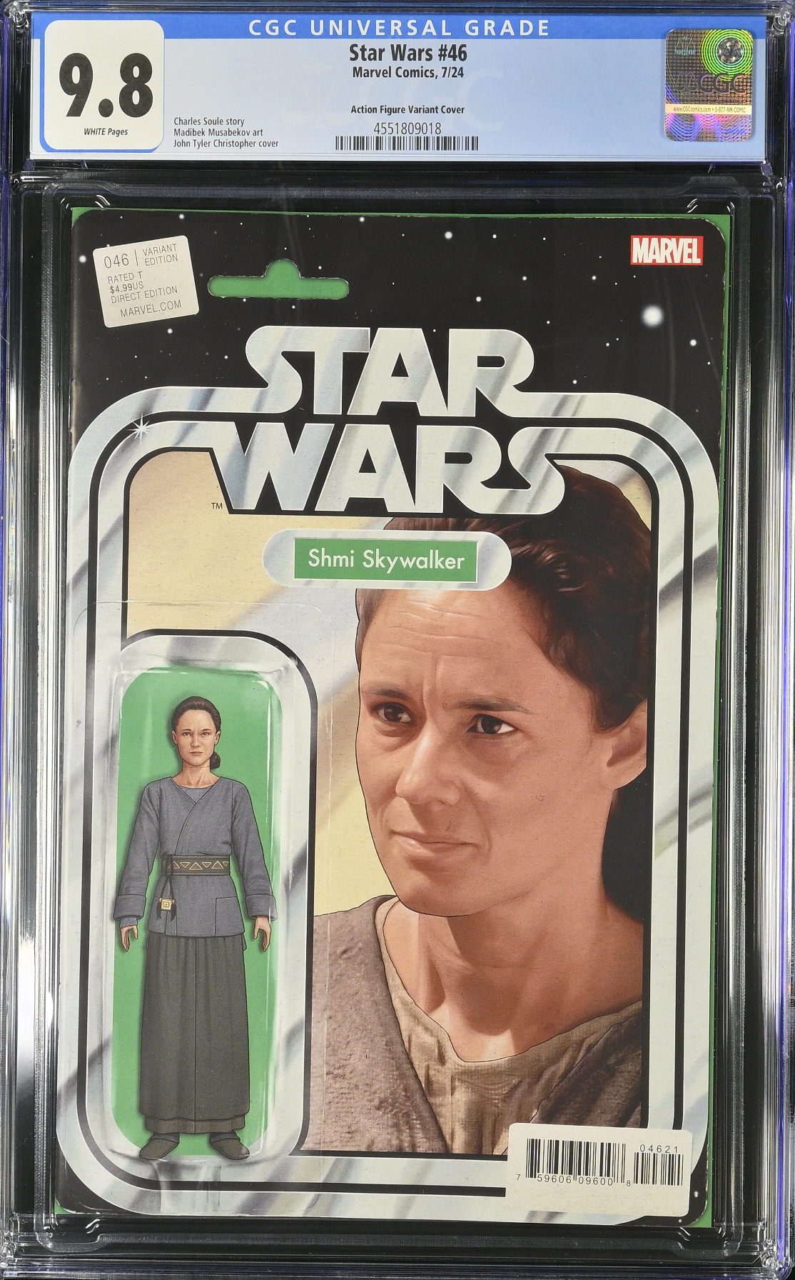 Star Wars #46 Action Figure Variant CGC 9.8