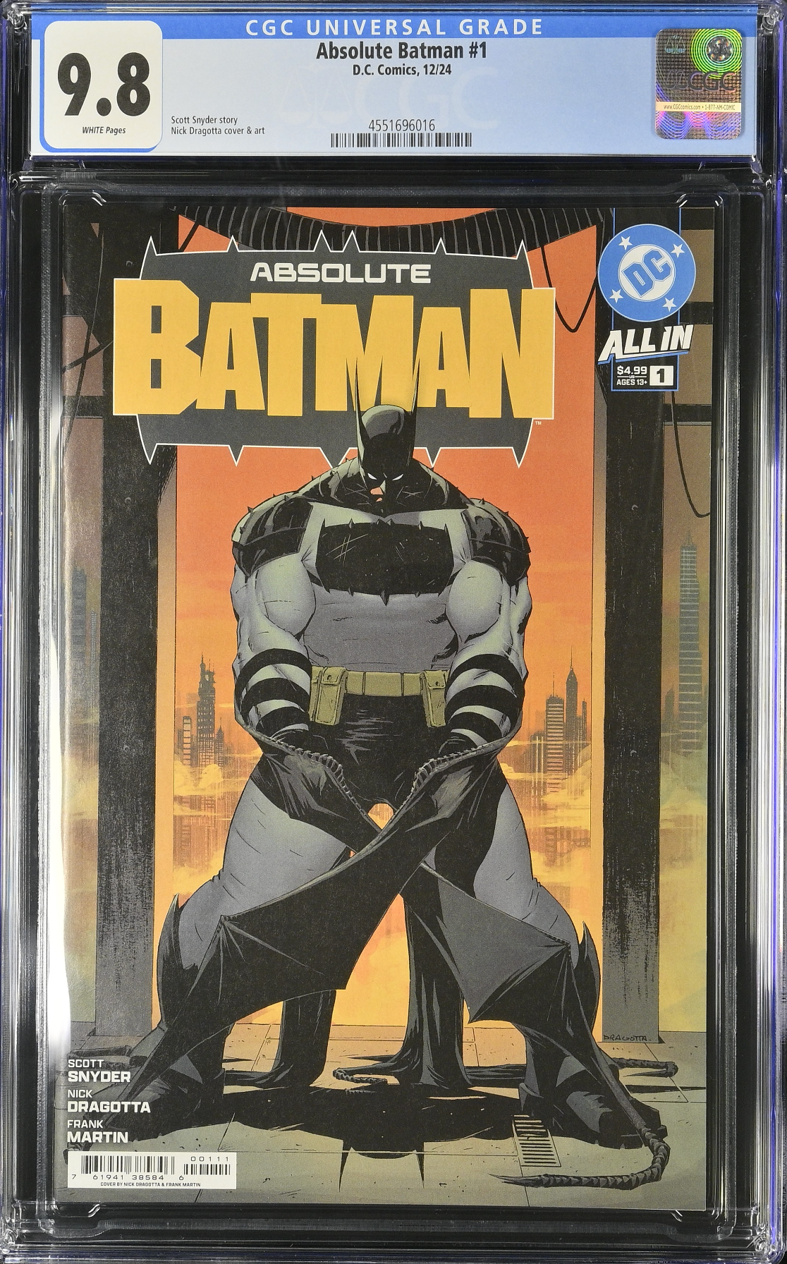 Absolute Batman #1 CGC 9.8