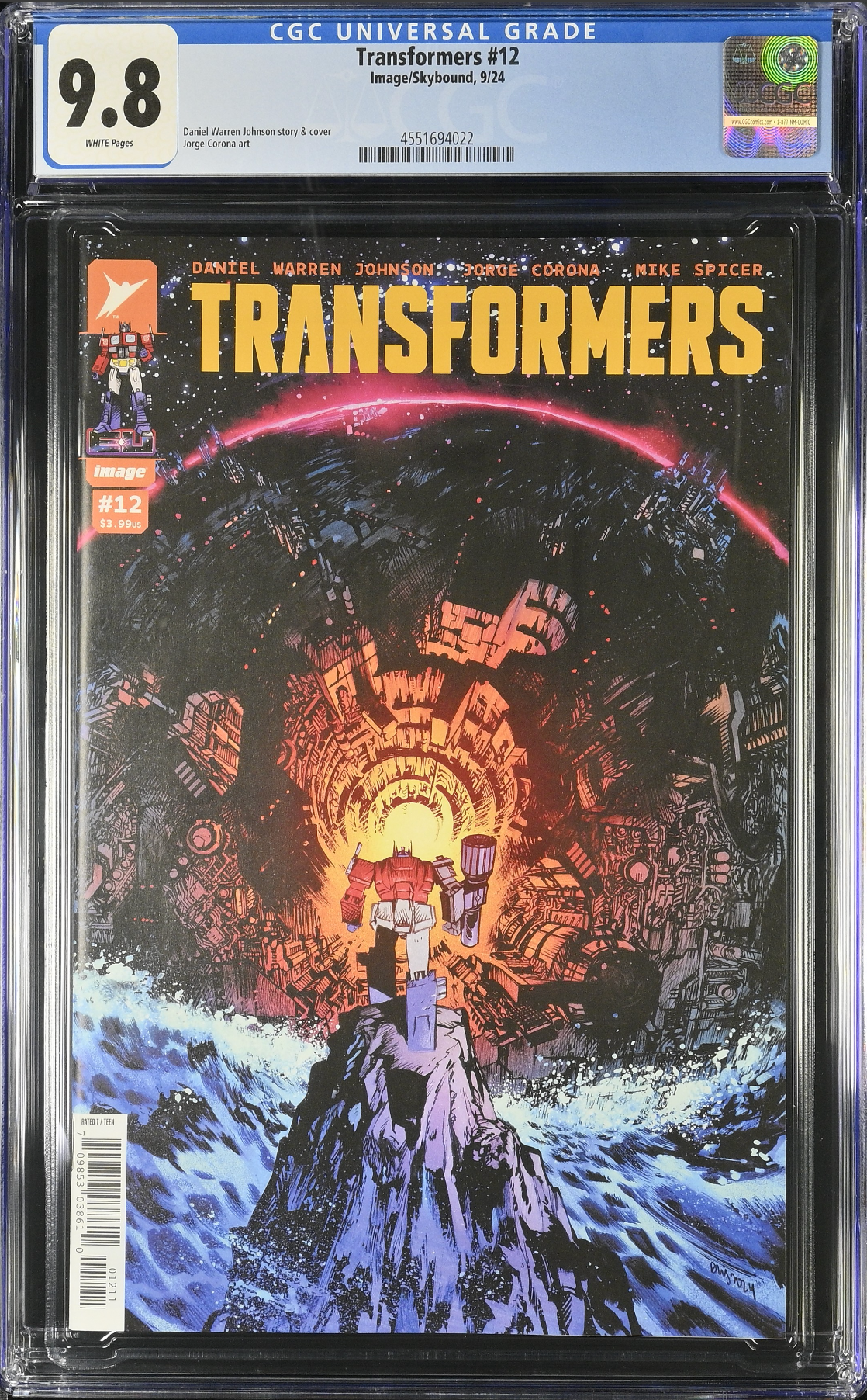 Transformers #12 CGC 9.8