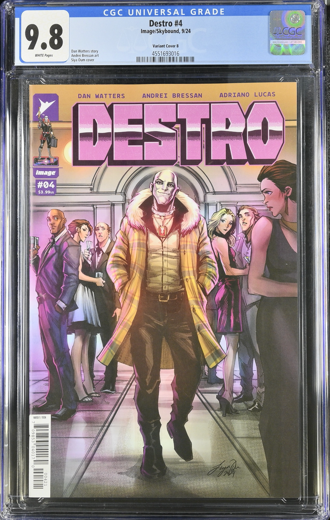 Destro #4 Oum Variant CGC 9.8