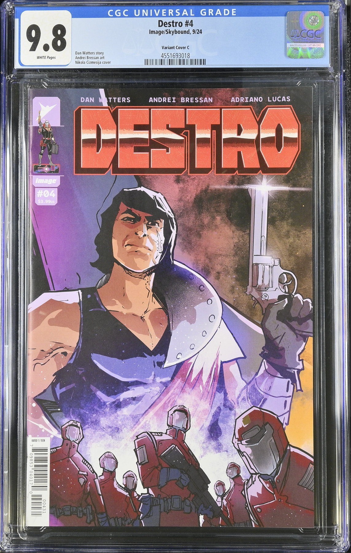 Destro #4 Cizmesija 1:10 Retailer Incentive Variant CGC 9.8