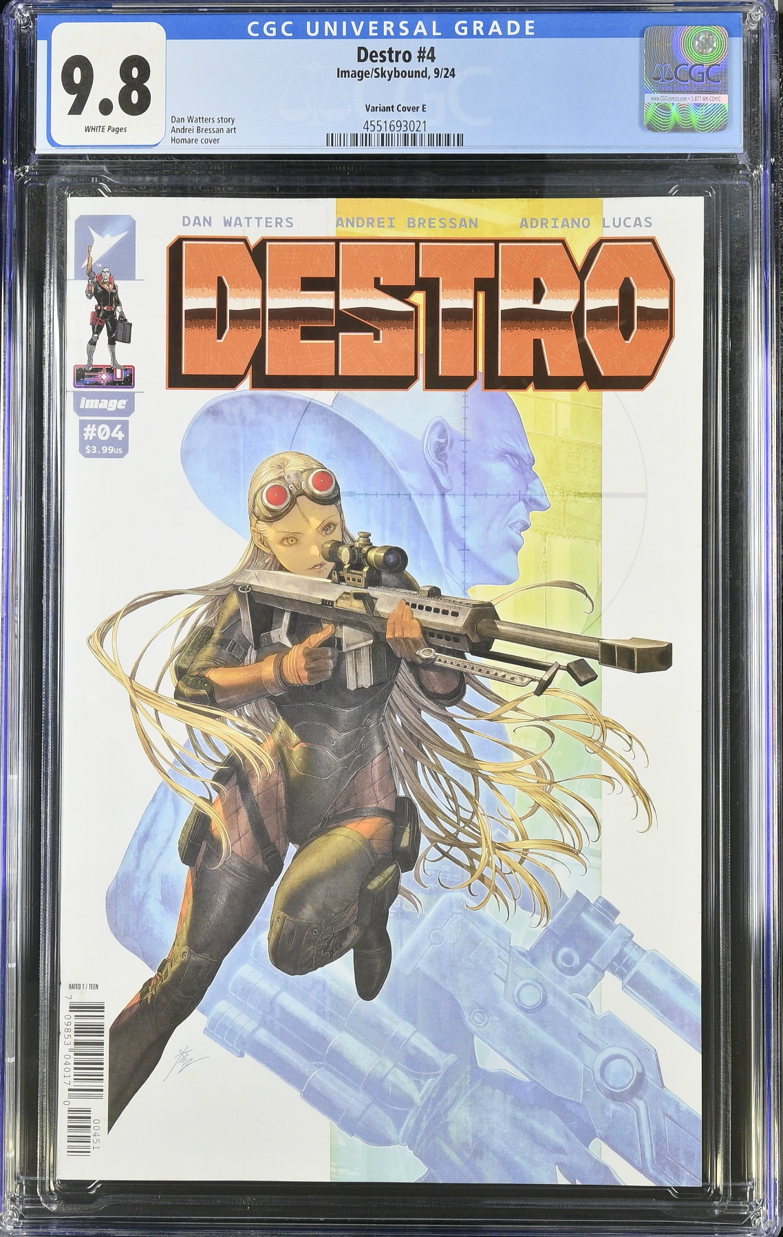 Destro #4 Homare 1:50 Retailer Incentive Variant CGC 9.8