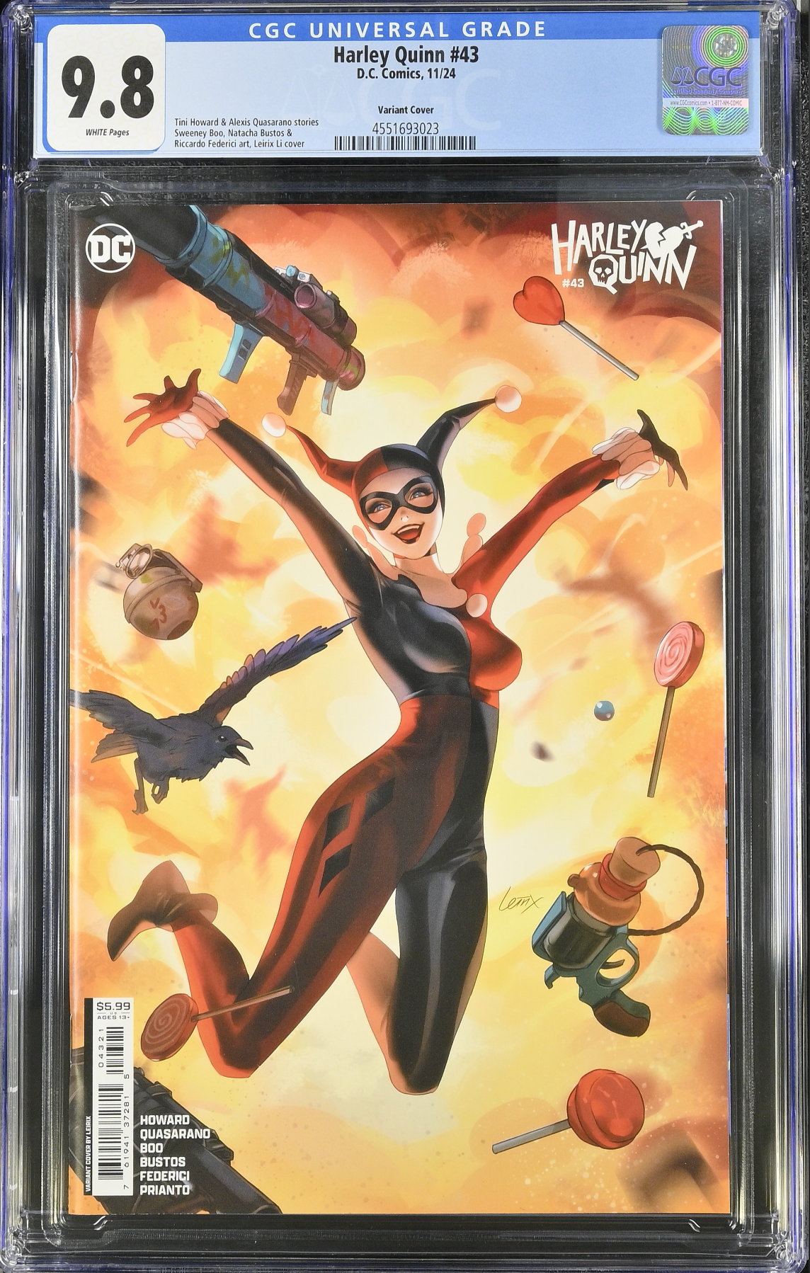 Harley Quinn #43 Li Variant CGC 9.8