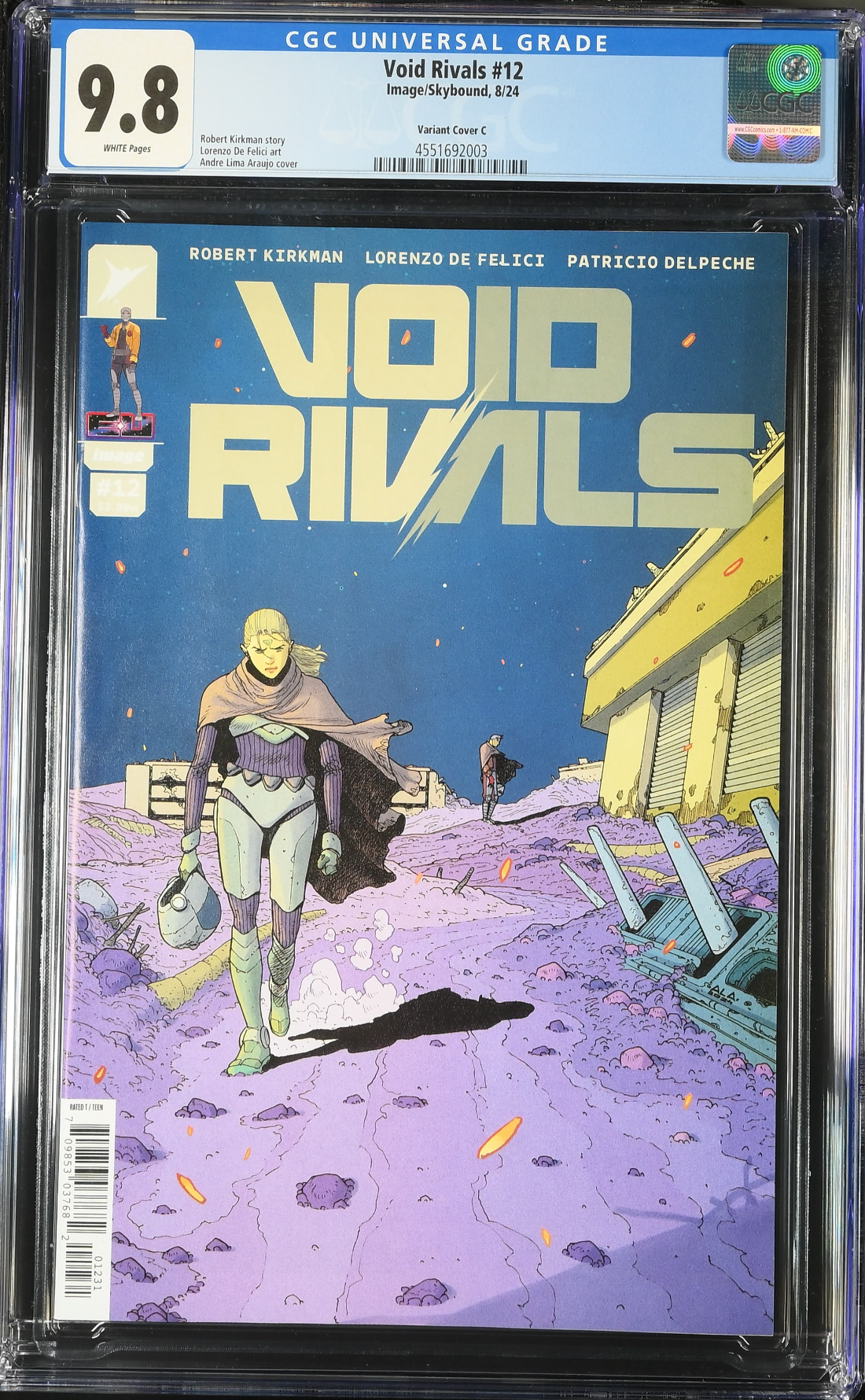 Void Rivals #12 Araujo 1:10 Retailer Incentive Variant CGC 9.8