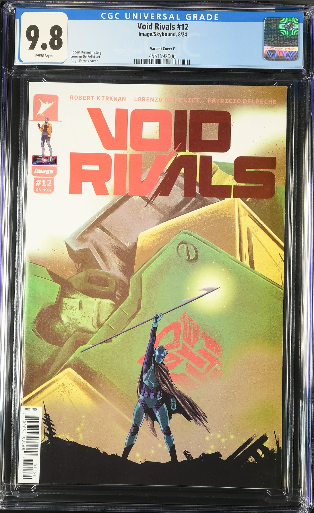 Void Rivals #12 Fornes 1:50 Retailer Incentive Variant CGC 9.8