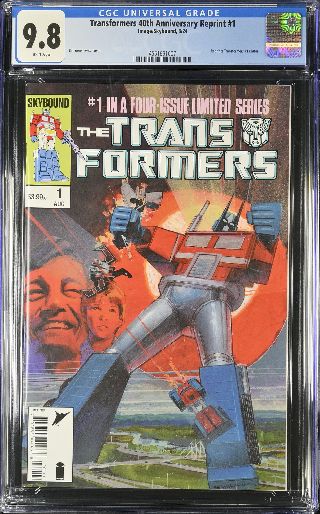 Transformers #1 40th Anniversary Edition CGC 9.8
