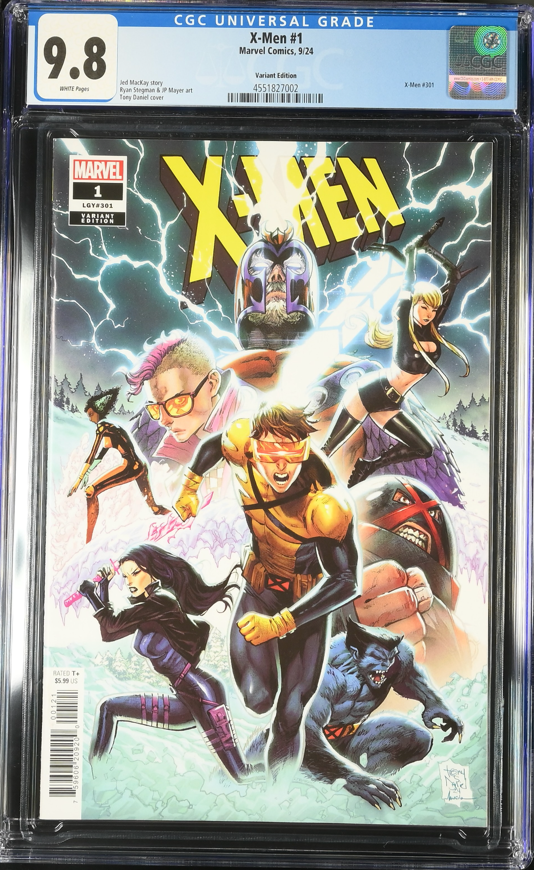 X-Men #1 Daniel Variant CGC 9.8