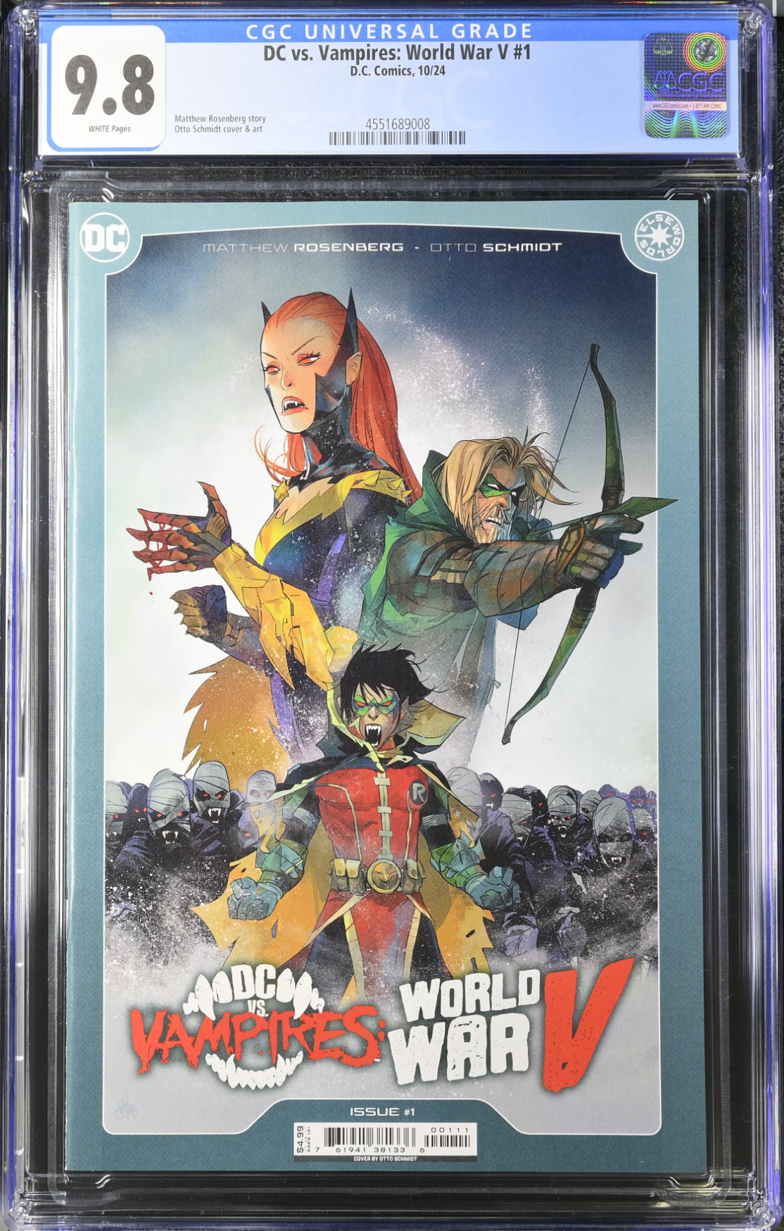 DC vs. Vampires: World War V #1 CGC 9.8