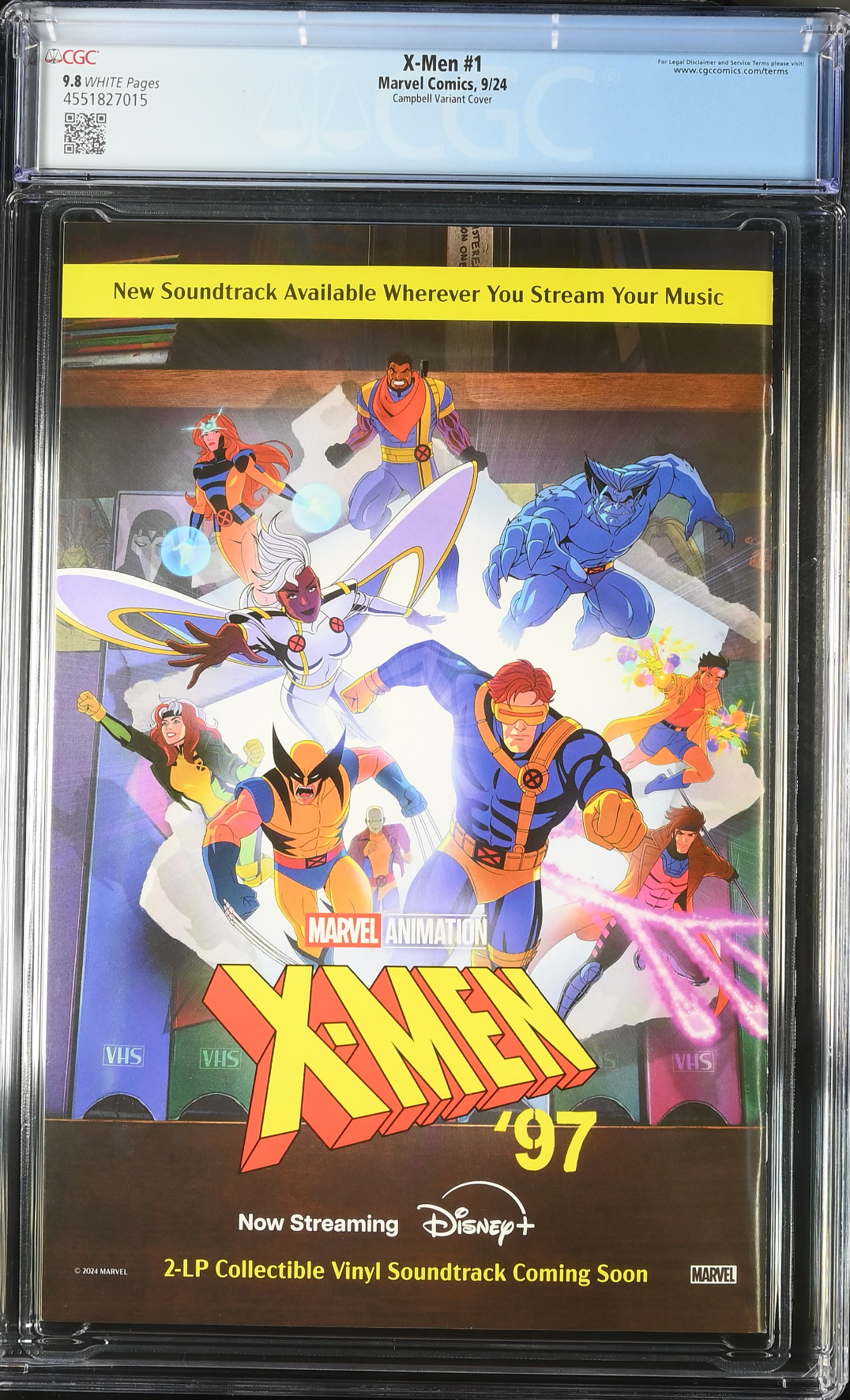 X-Men #1 J. Scott Campbell Pyslocke Variant CGC 9.8