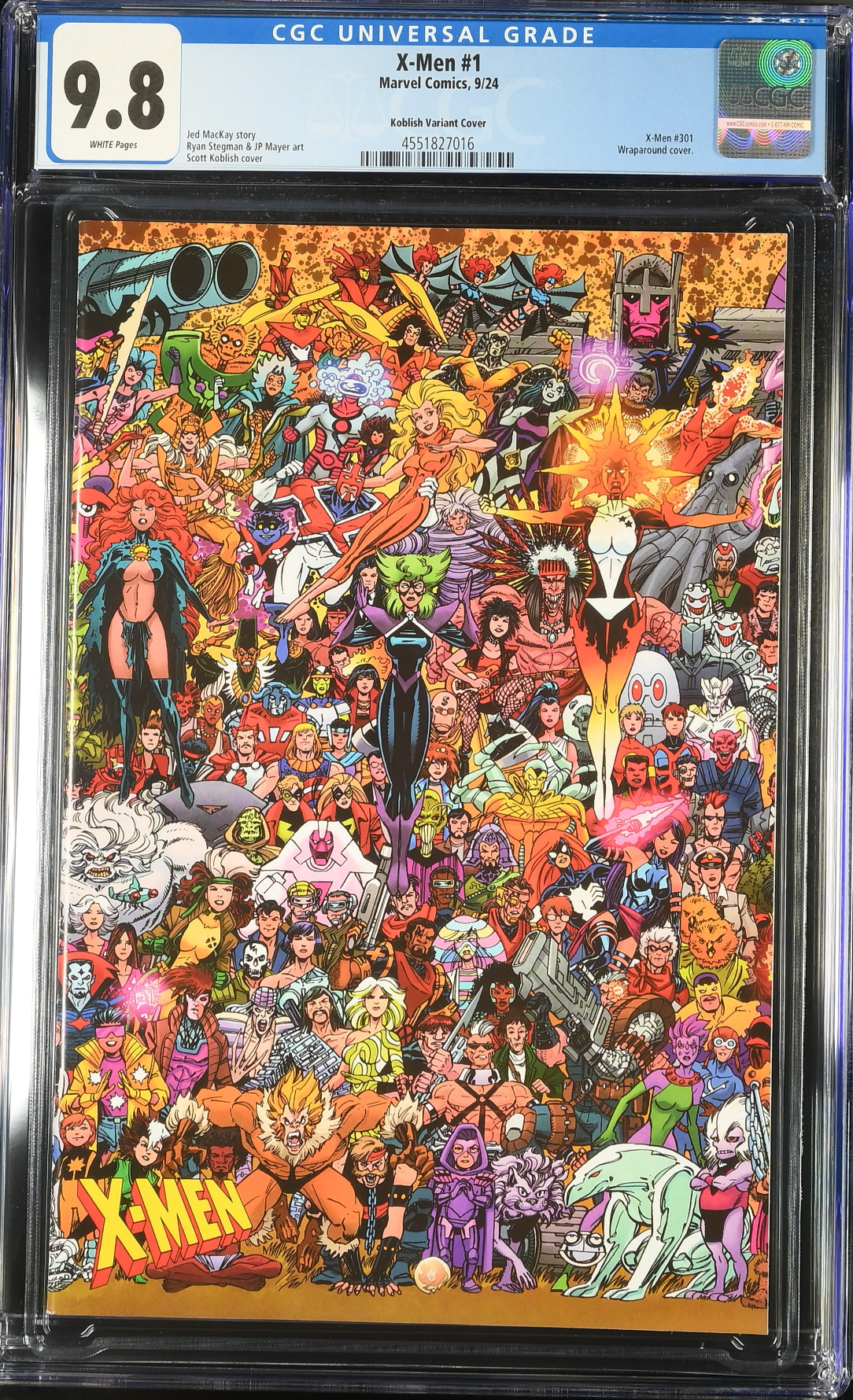 X-Men #1 Koblish Wraparound Connecting Variant CGC 9.8