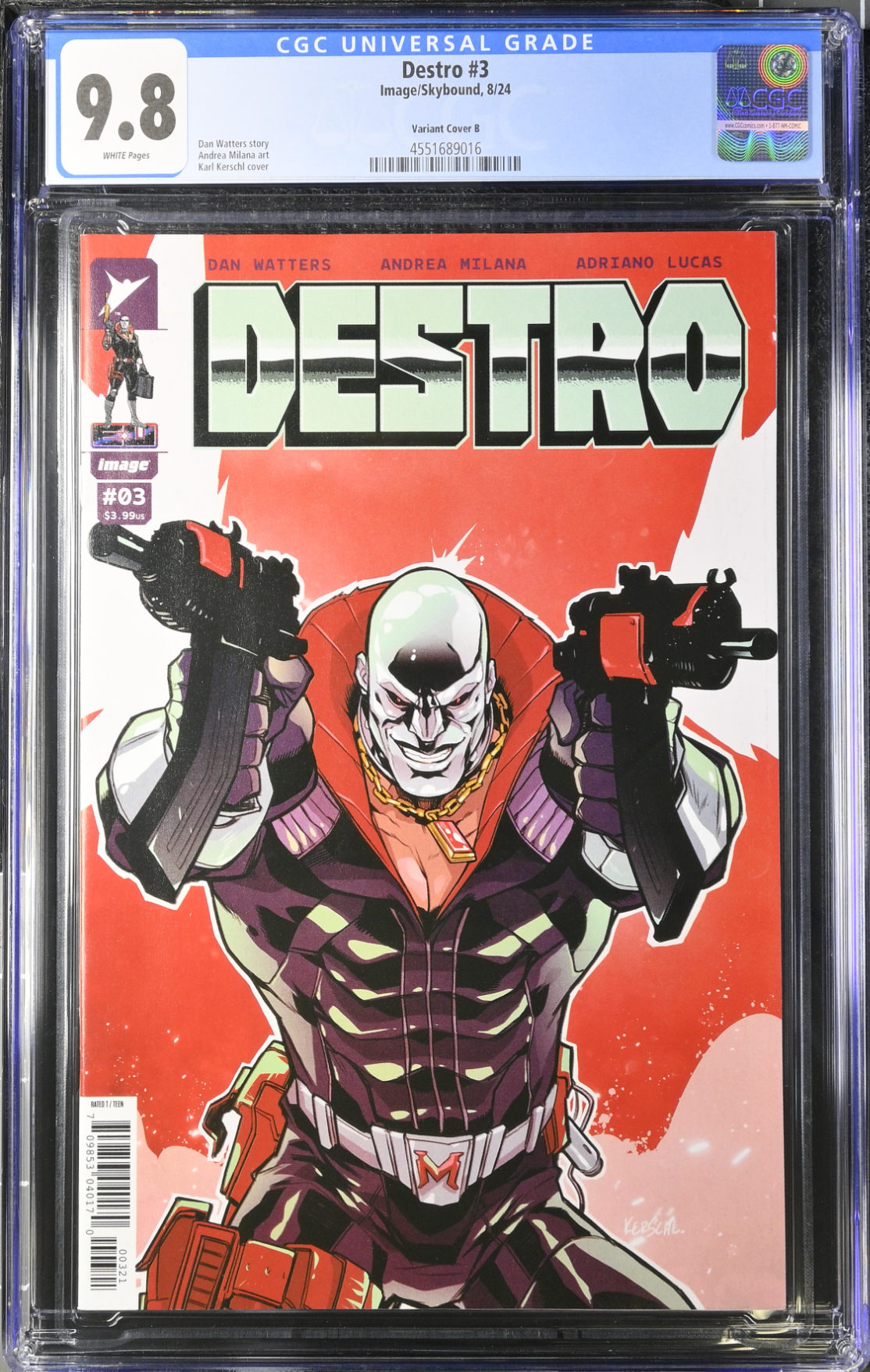 Destro #3 Kerschl Variant CGC 9.8